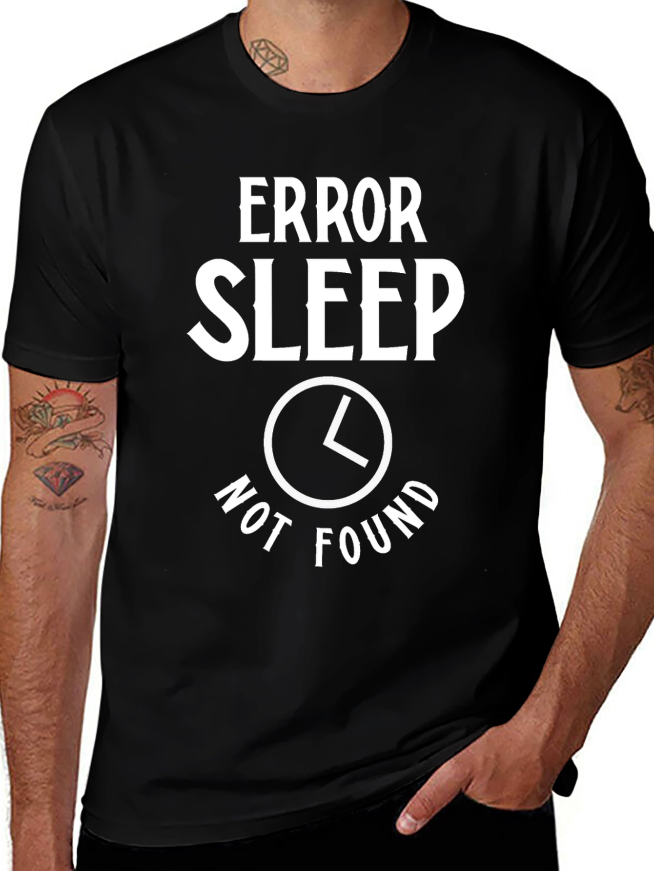 Error Sleep Not Found Graphic T-Shirt