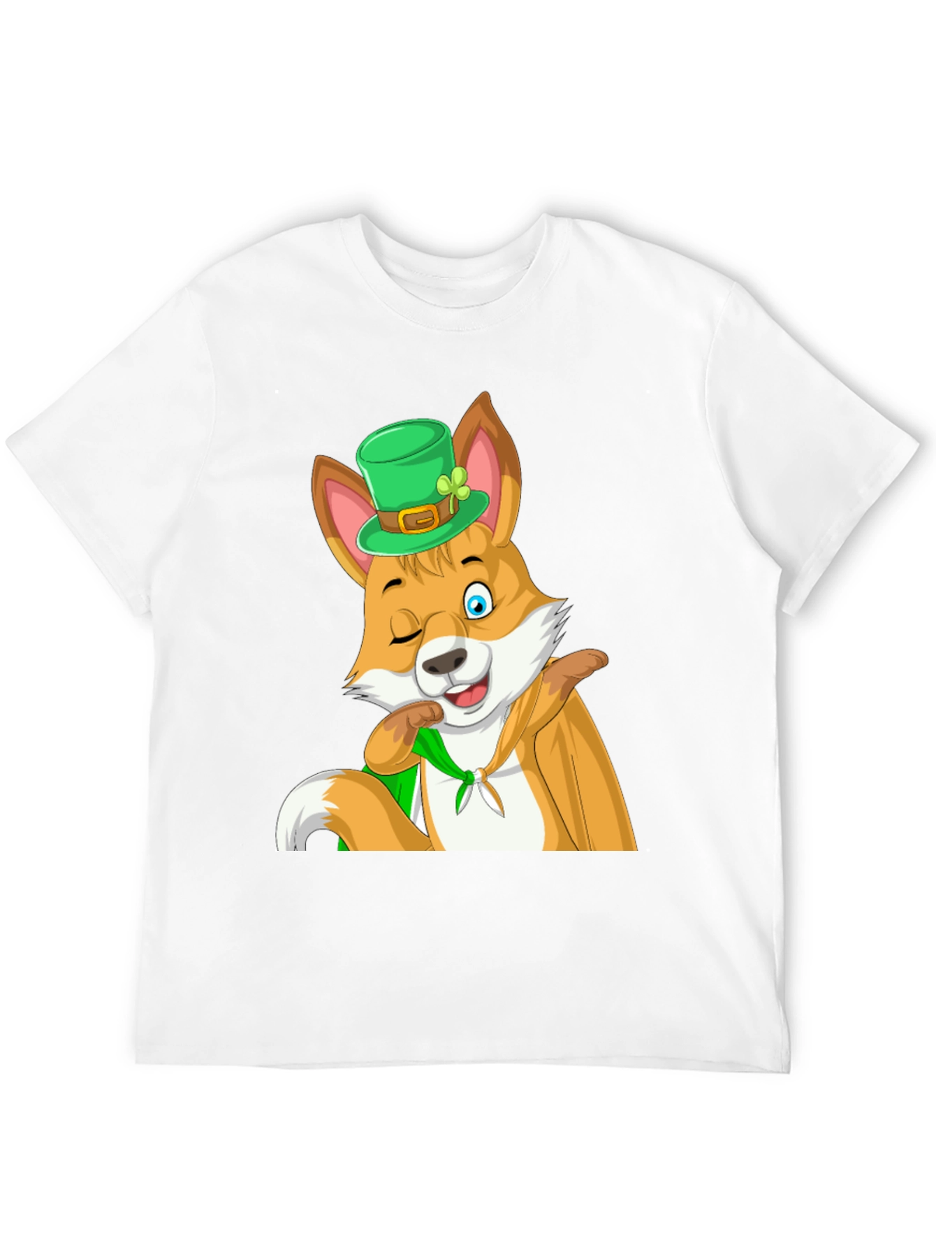 St. Patricks Day Fox T-Shirt