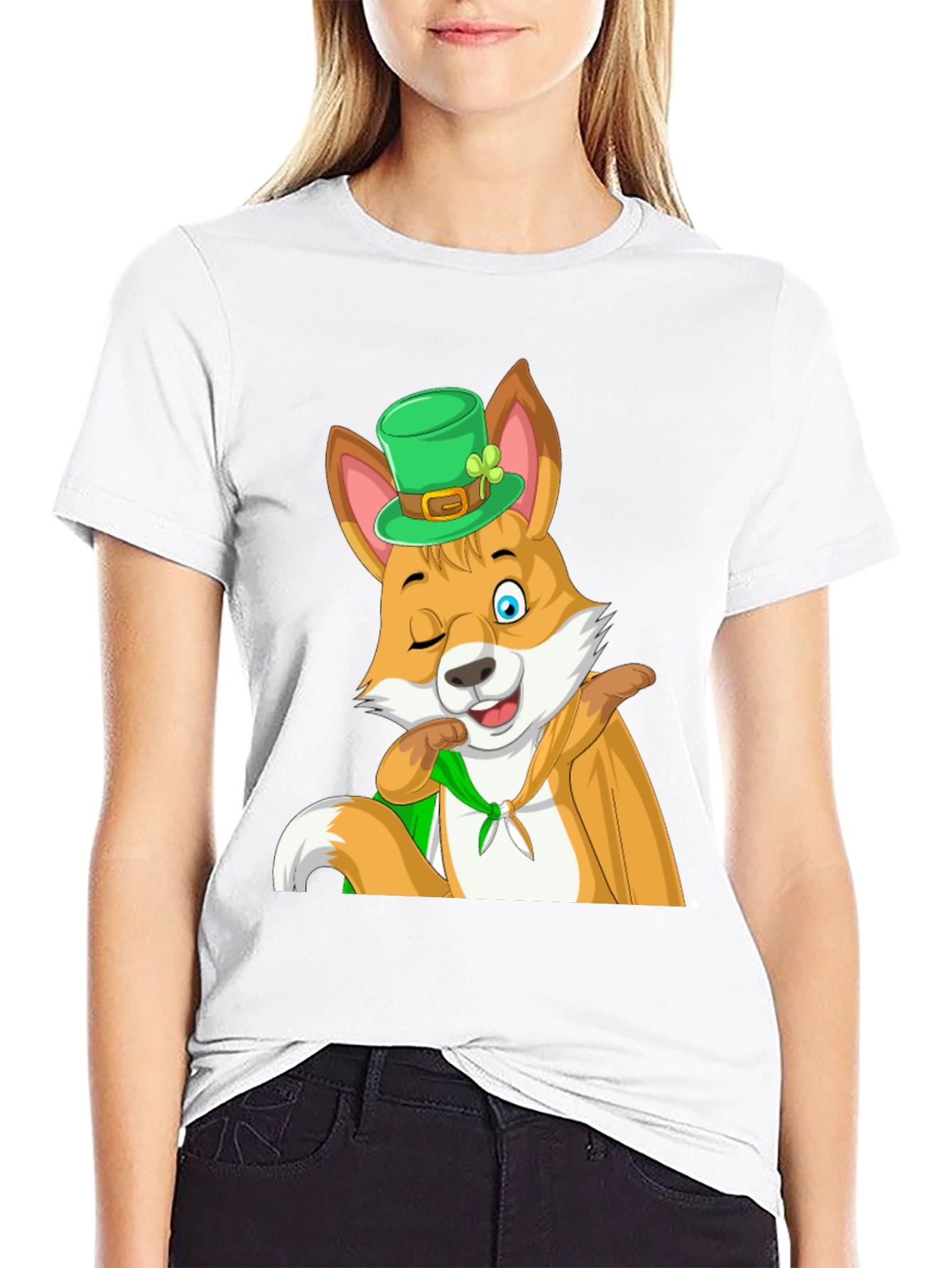 St. Patricks Day Fox T-Shirt