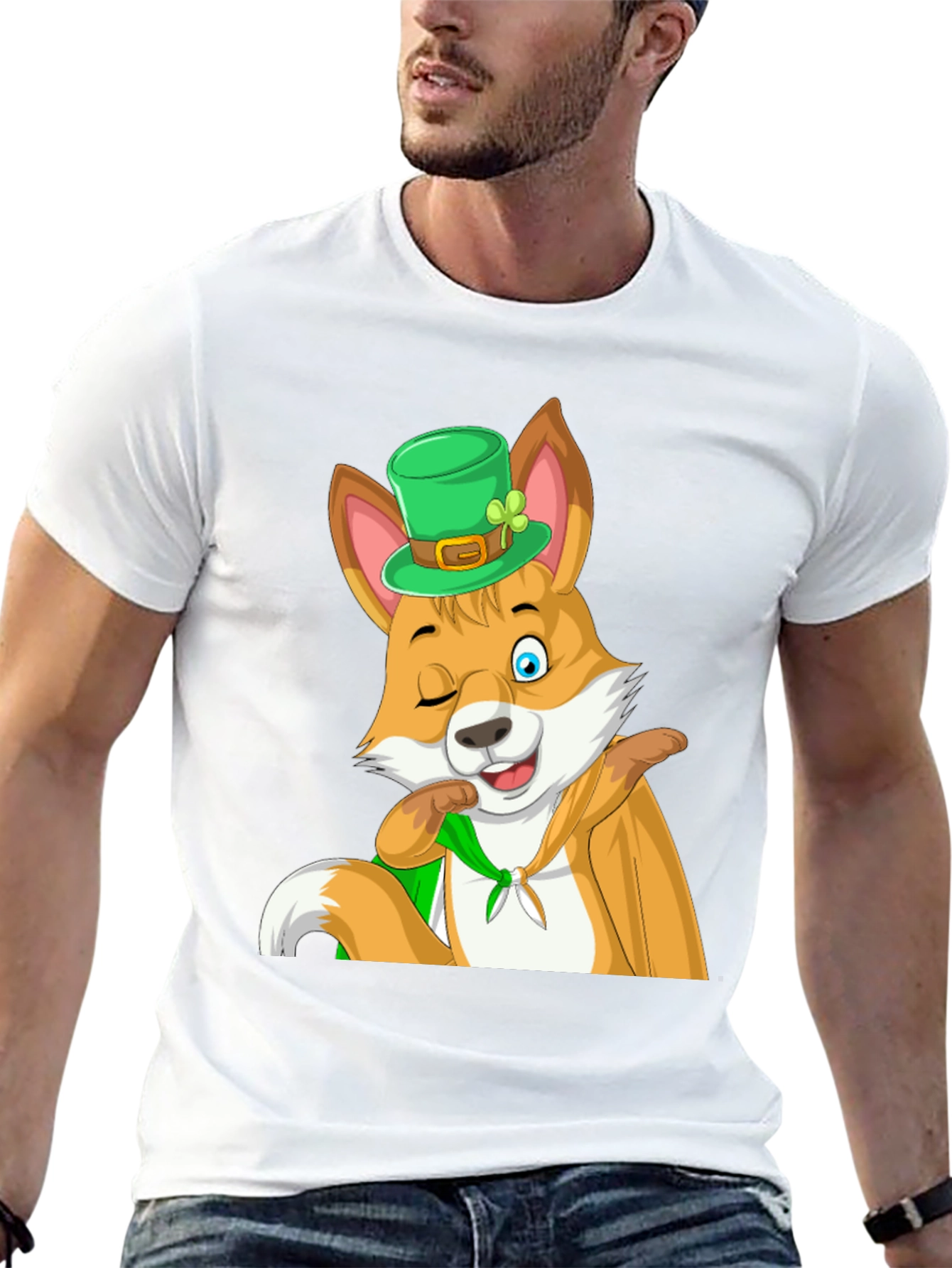St. Patricks Day Fox T-Shirt