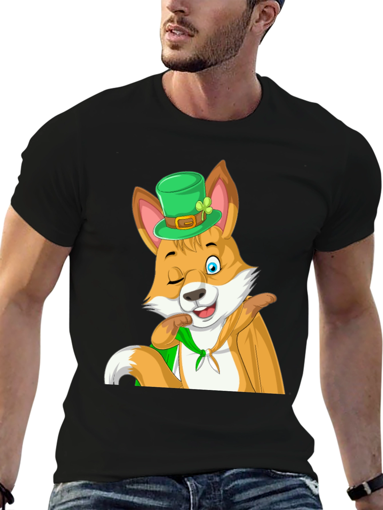 St. Patricks Day Fox T-Shirt