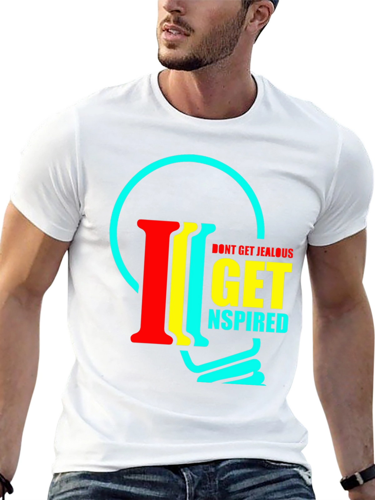 Inspirational T-Shirt - Dont Get Jealous Get Inspired