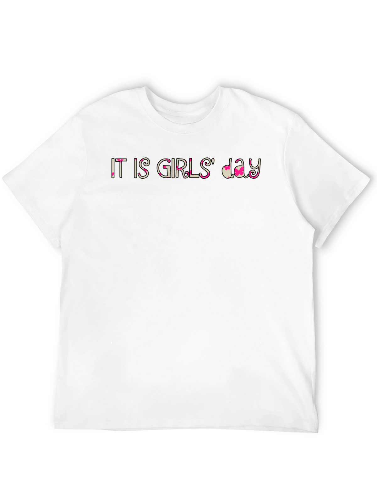 It is Girls Day Black T-Shirt