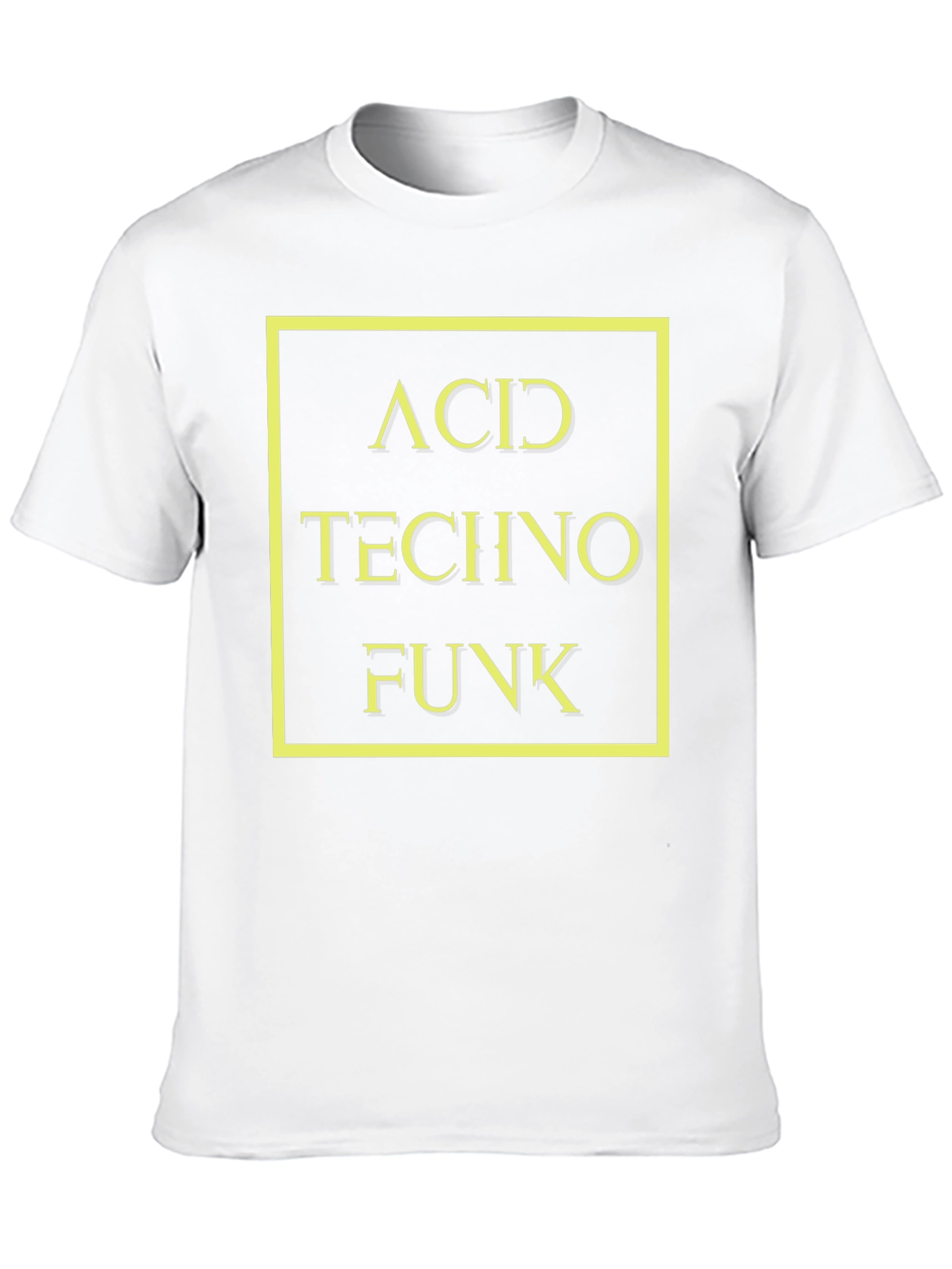Acid Techno Funk Graphic T-Shirt - Black
