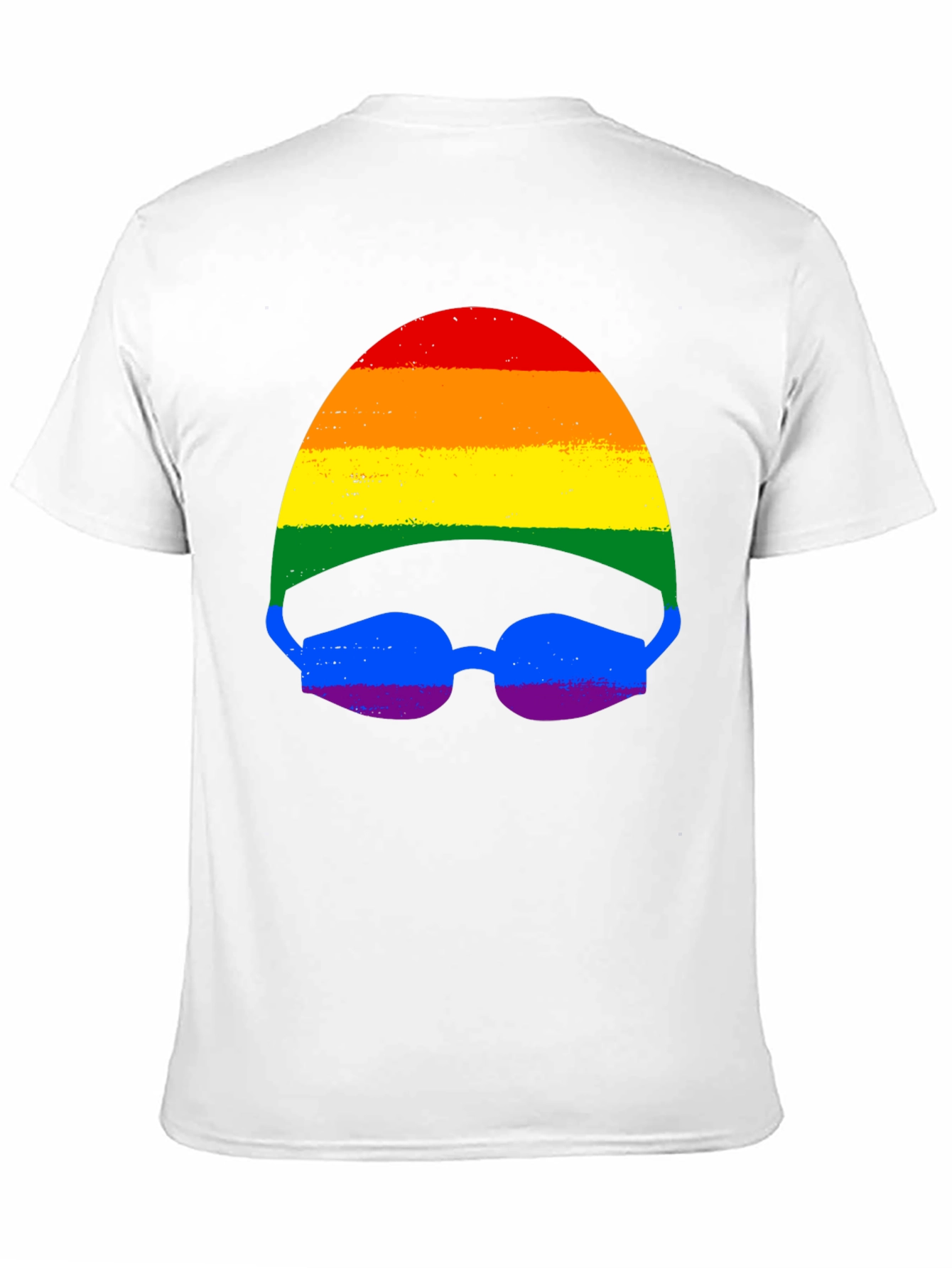 Rainbow Swimmer T-Shirt - Pride Month Apparel
