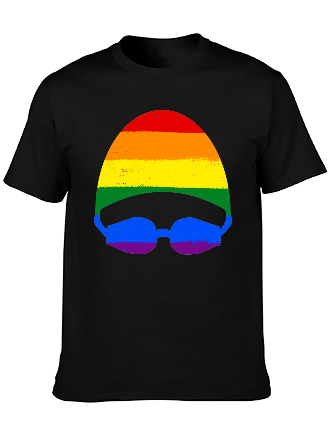 Rainbow Swimmer T-Shirt - Pride Month Apparel