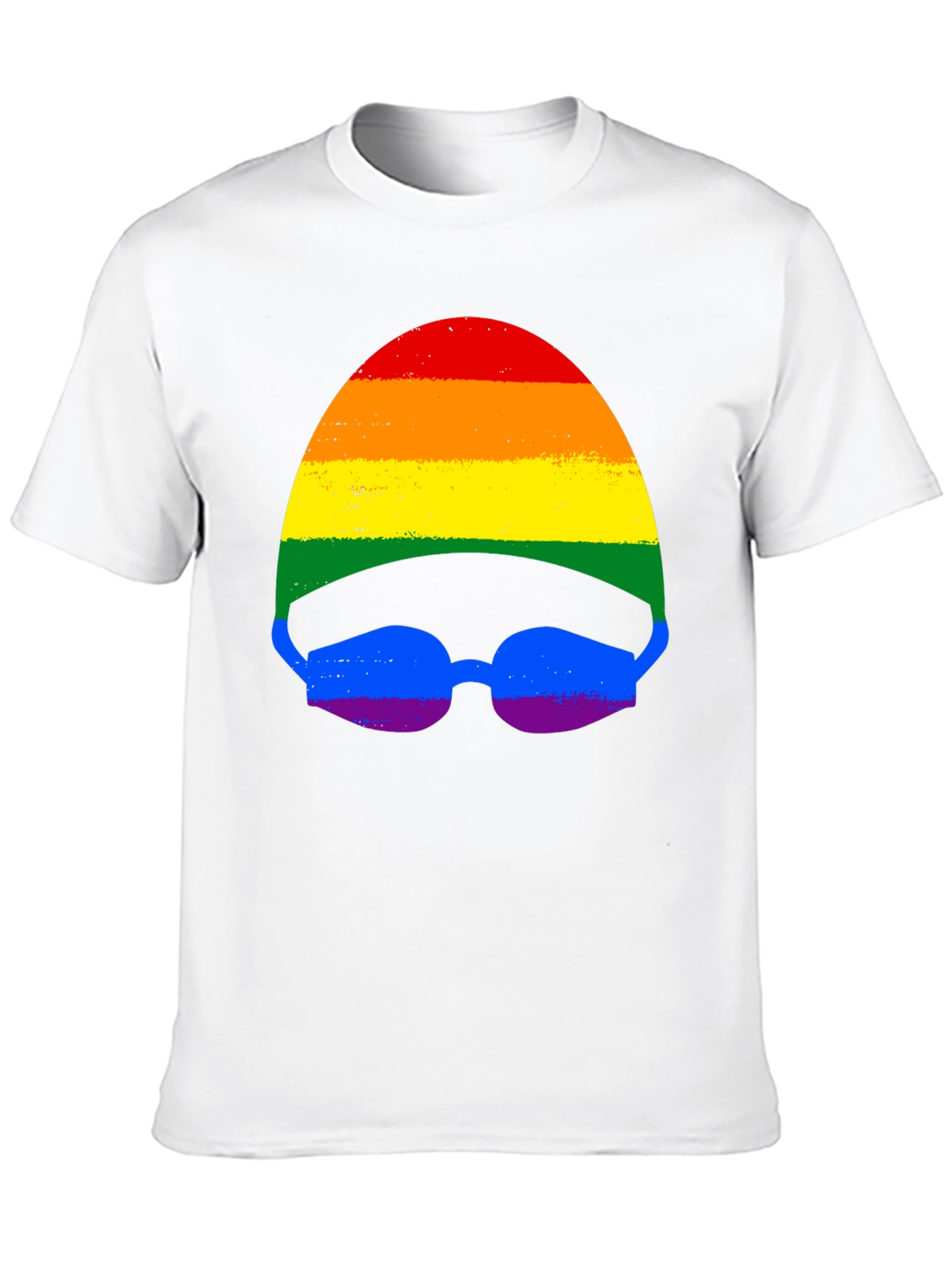 Rainbow Swimmer T-Shirt - Pride Month Apparel