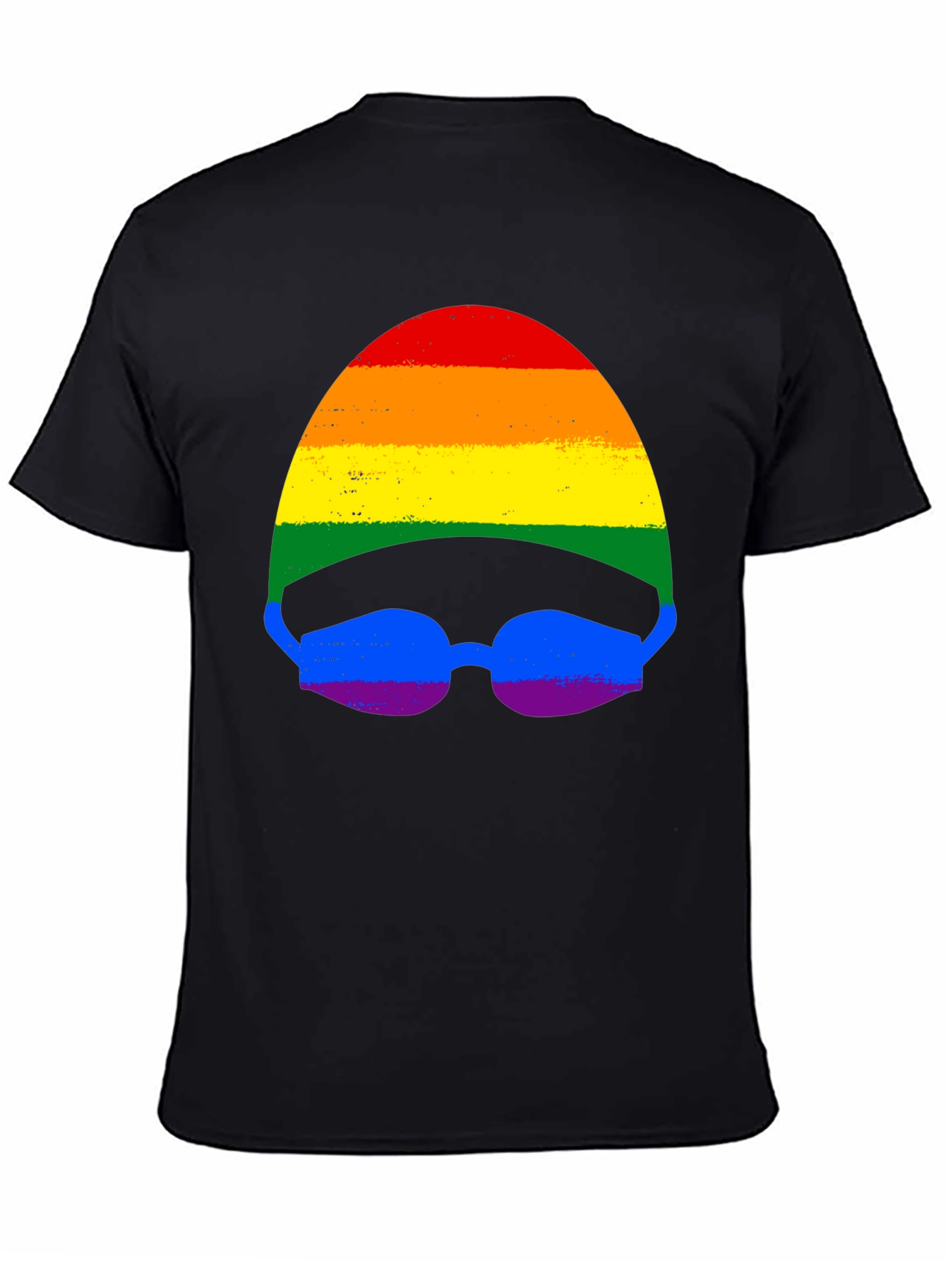 Rainbow Swimmer T-Shirt - Pride Month Apparel