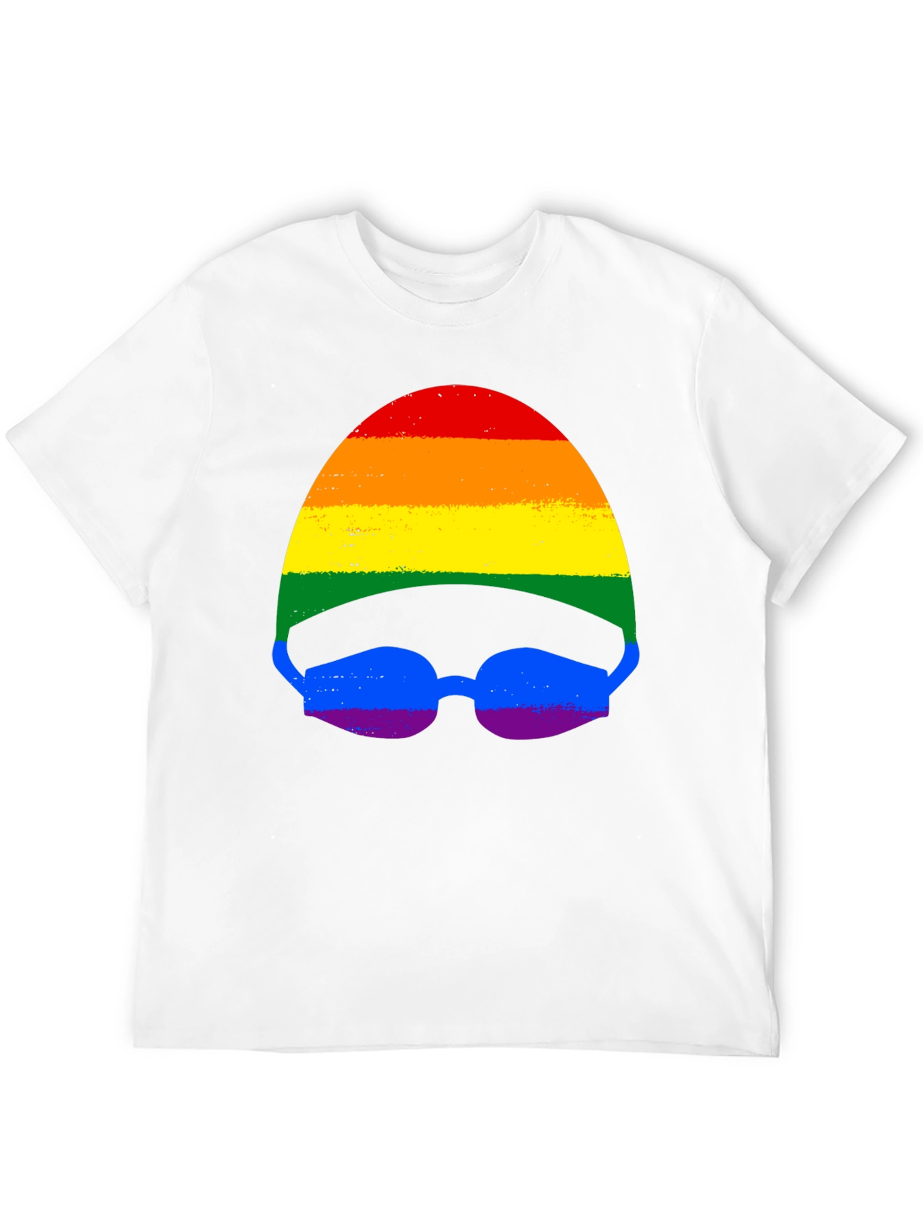 Rainbow Swimmer T-Shirt - Pride Month Apparel