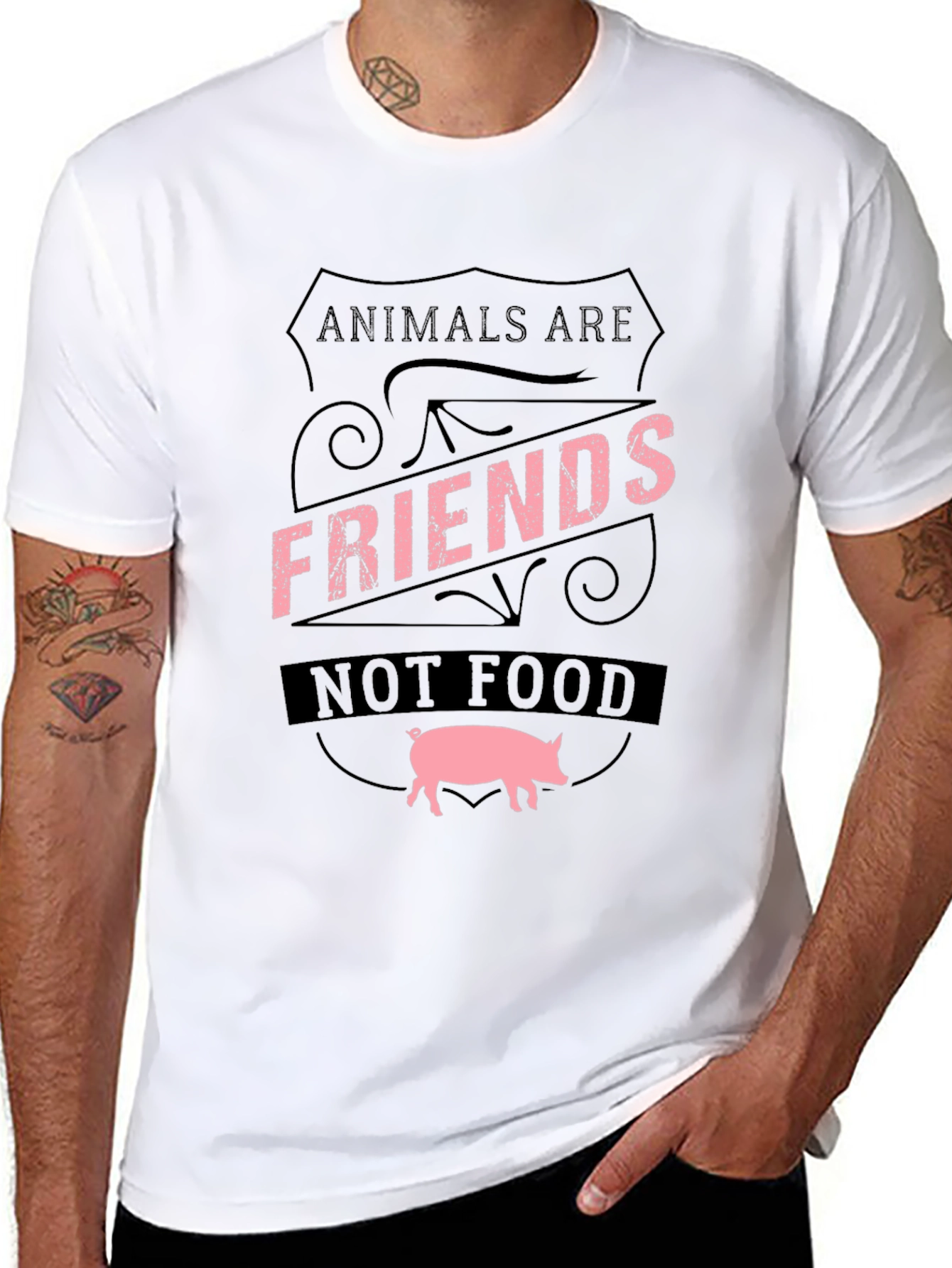 Animals are Friends Graphic Tee