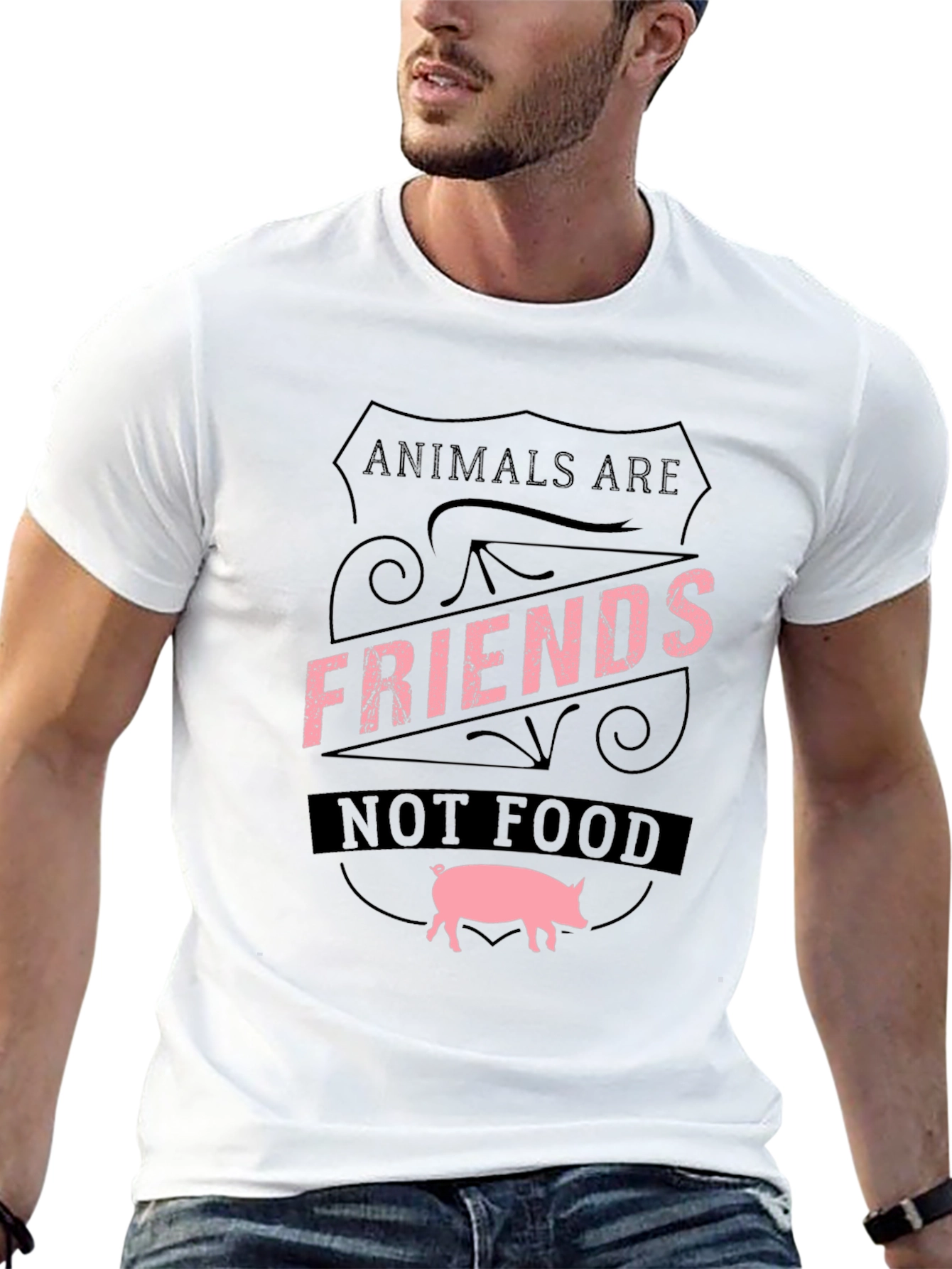 Animals are Friends Graphic Tee