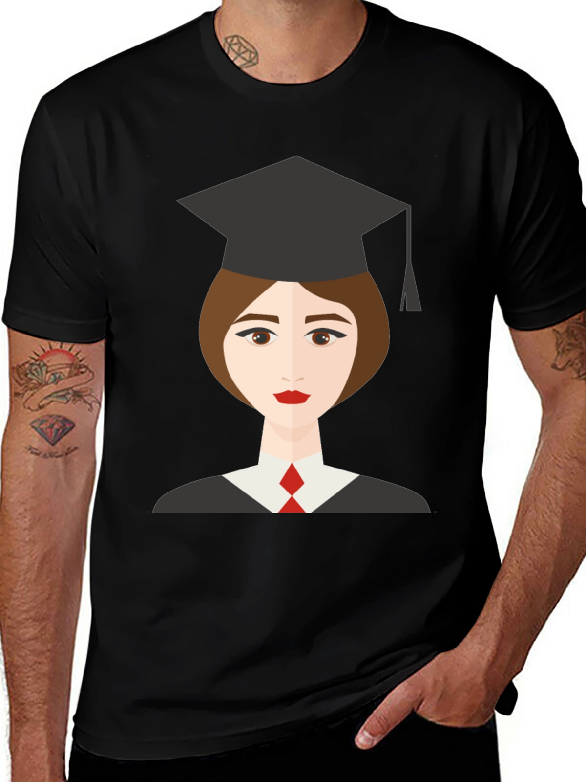 Graduation T-Shirt - Graduate Girl Graphic Tee