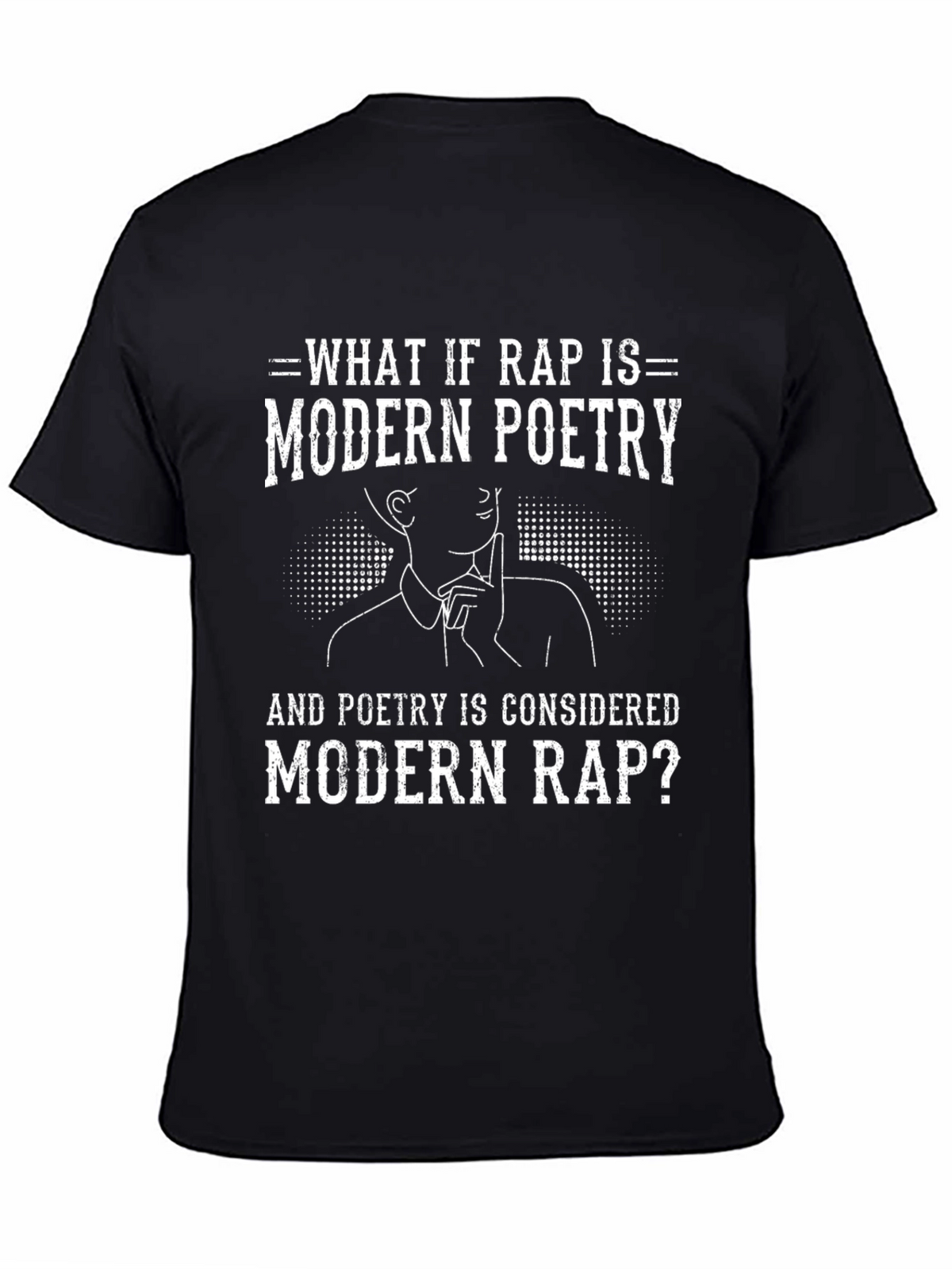 Modern Poetry T-Shirt: Rap vs. Poetry