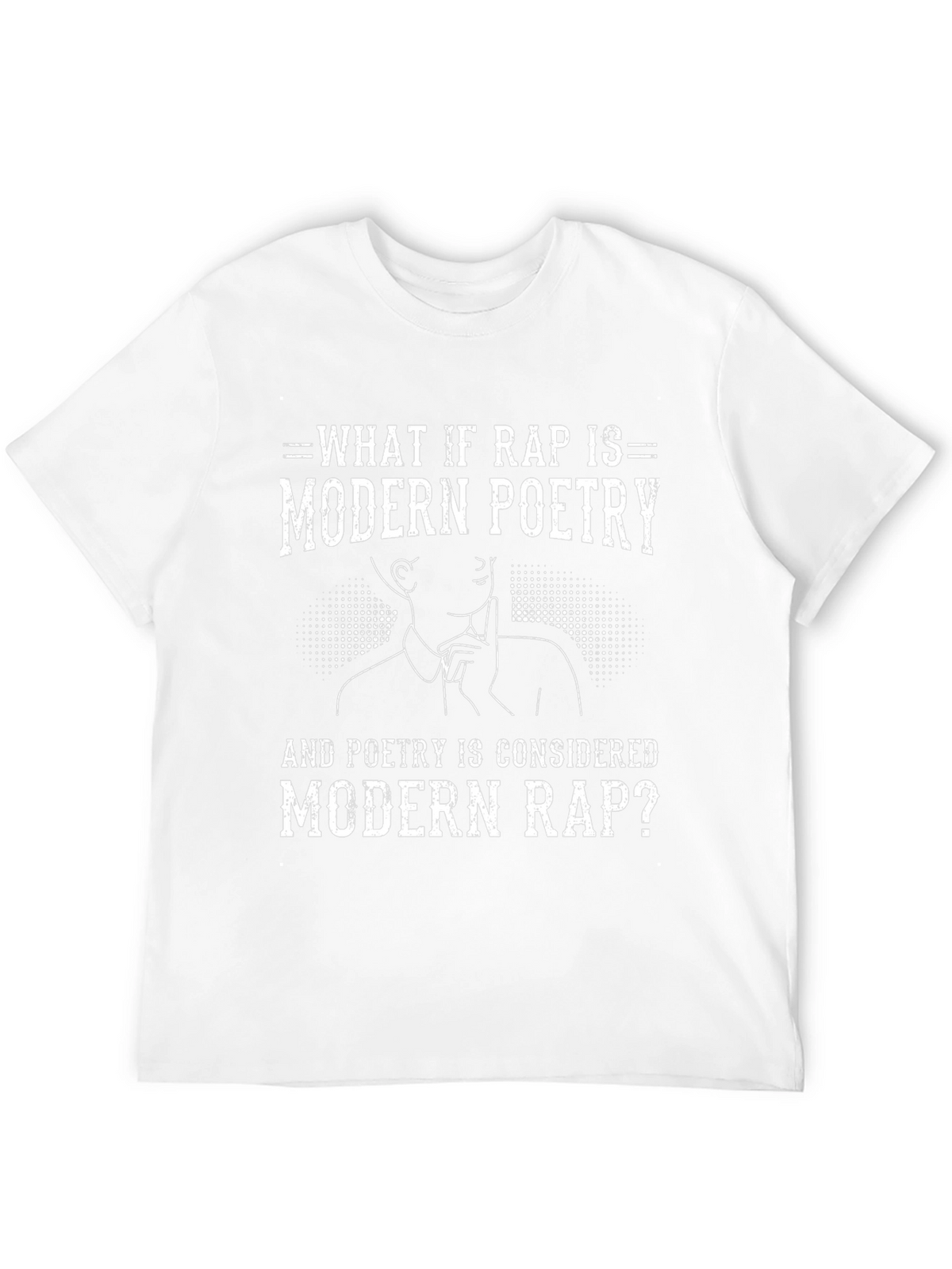 Modern Poetry T-Shirt: Rap vs. Poetry