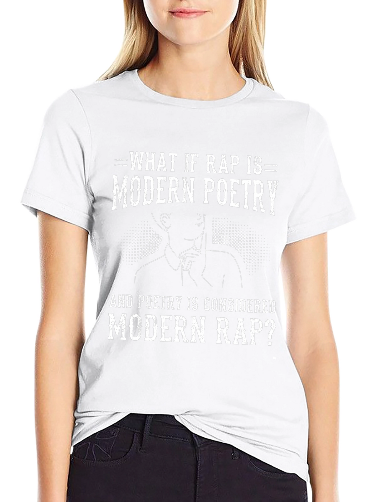 Modern Poetry T-Shirt: Rap vs. Poetry