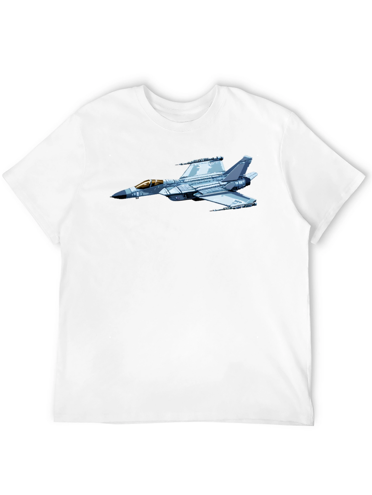 Jet Fighter Graphic Black T-Shirt