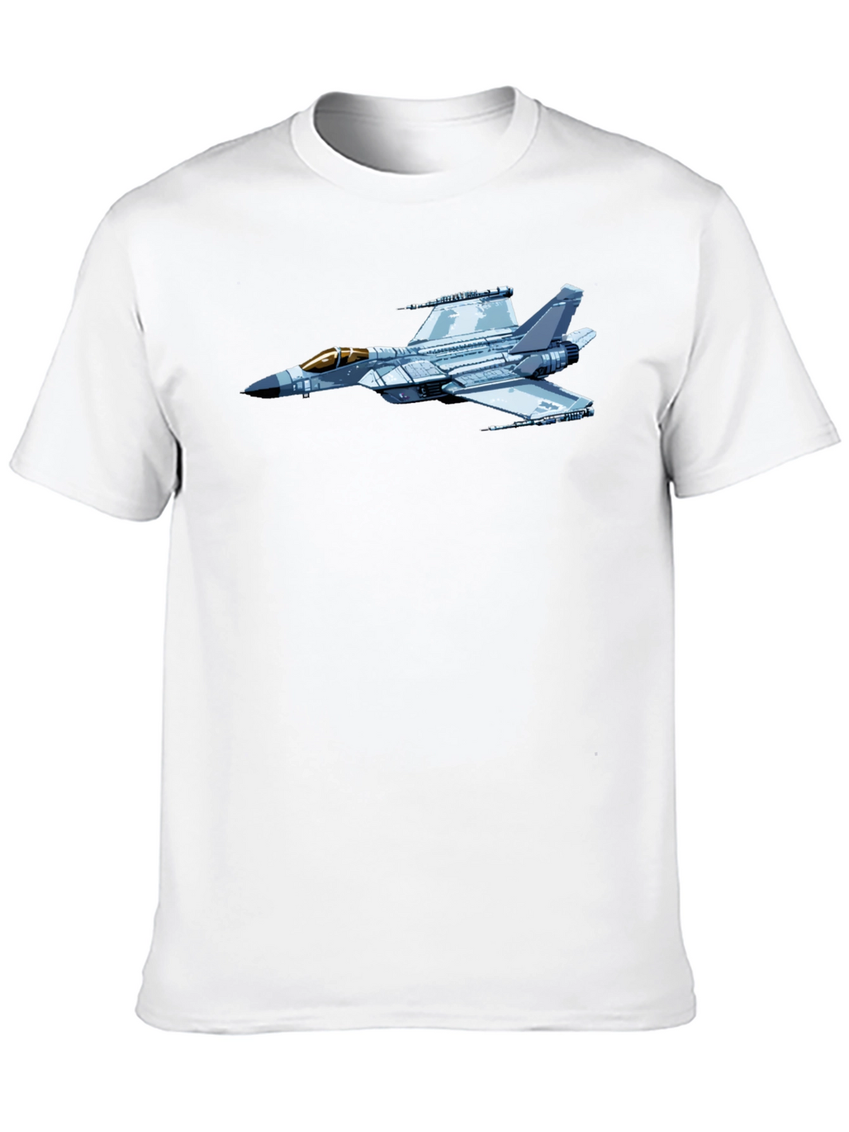 Jet Fighter Graphic Black T-Shirt