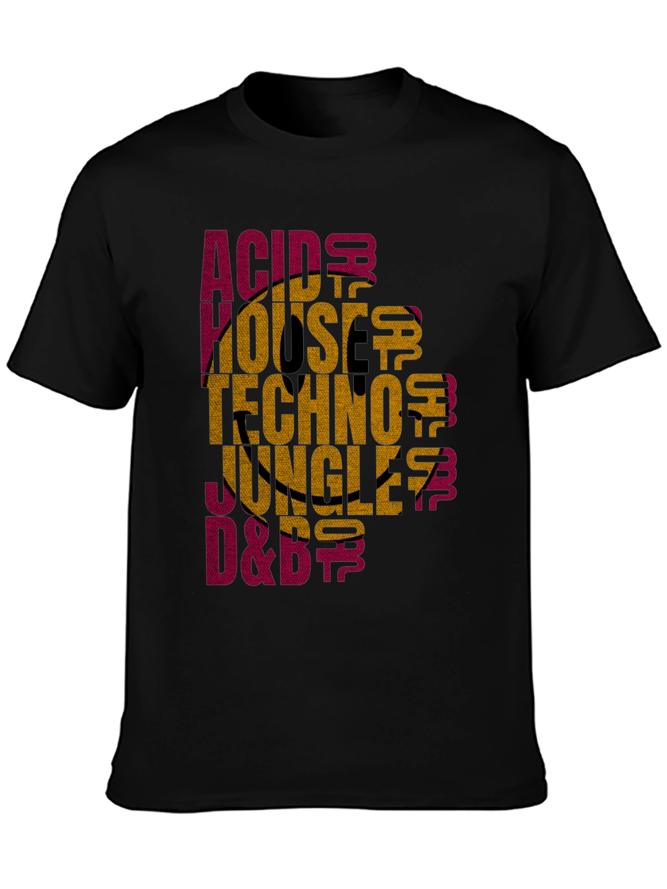Acid House Techno Music Graphic T-Shirt
