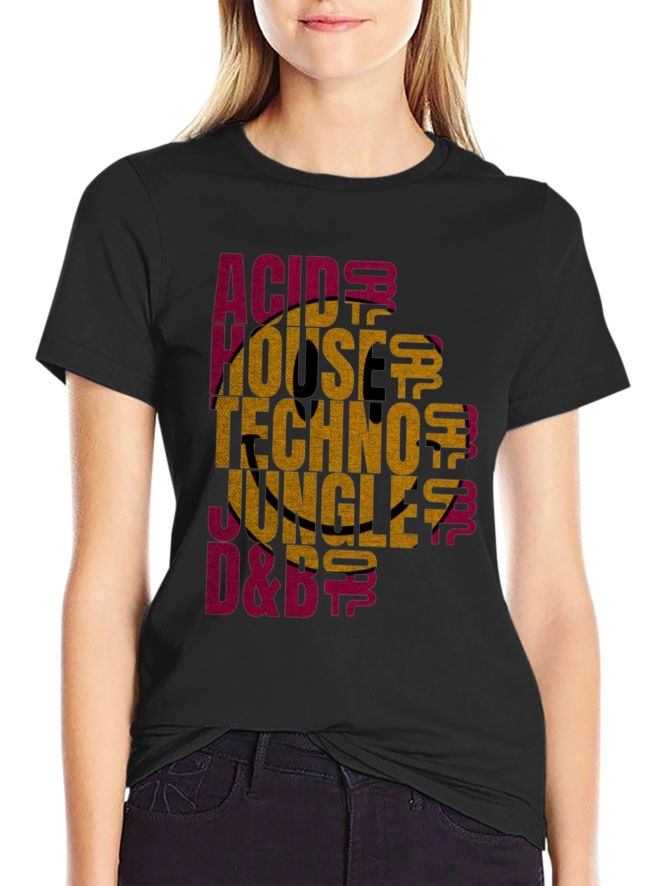 Acid House Techno Music Graphic T-Shirt