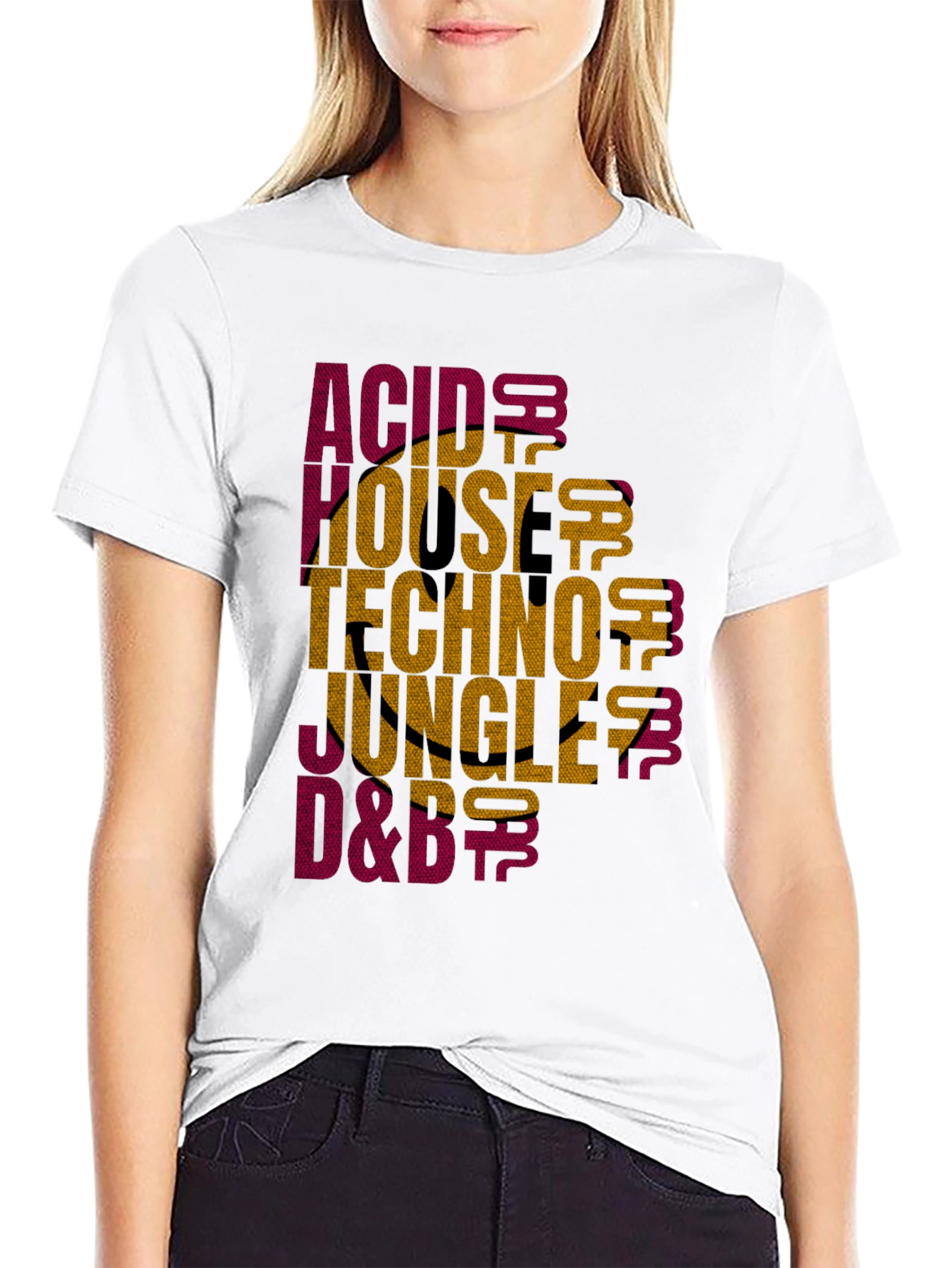 Acid House Techno Music Graphic T-Shirt