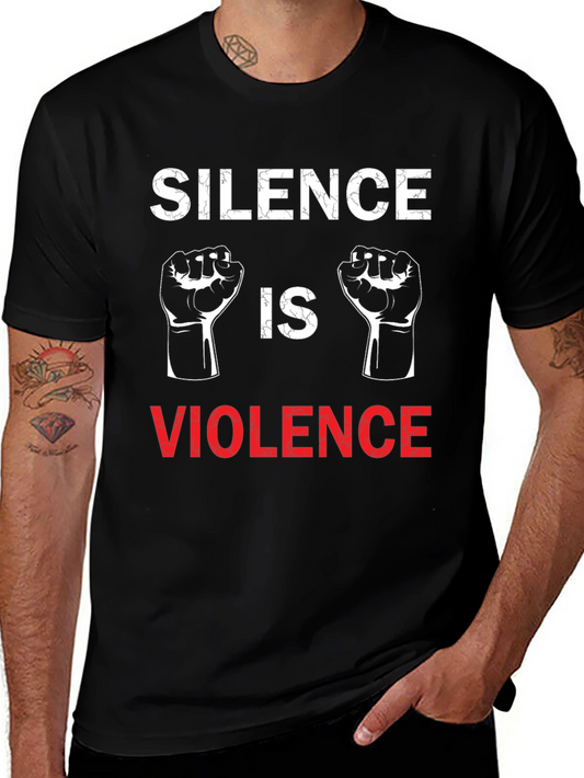 Silence is Violence Graphic T-Shirt