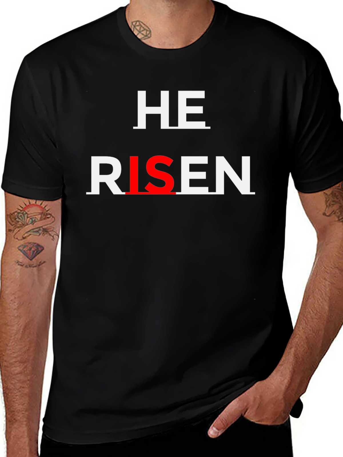 He is Risen Christian T-Shirt
