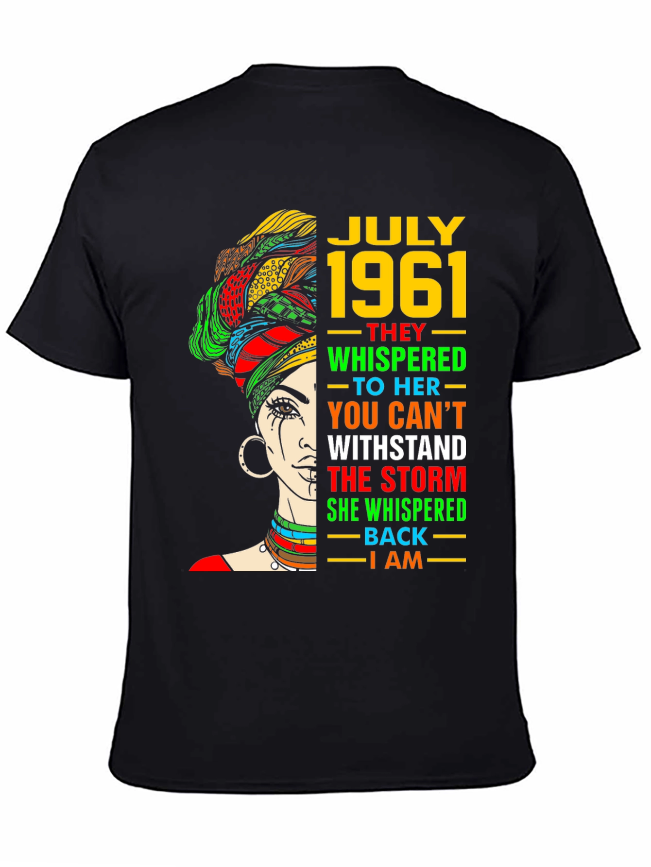 July 1961 Black Woman T-Shirt