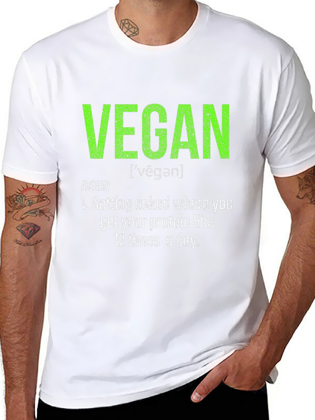 Vegan Definition T-Shirt - Protein Asker