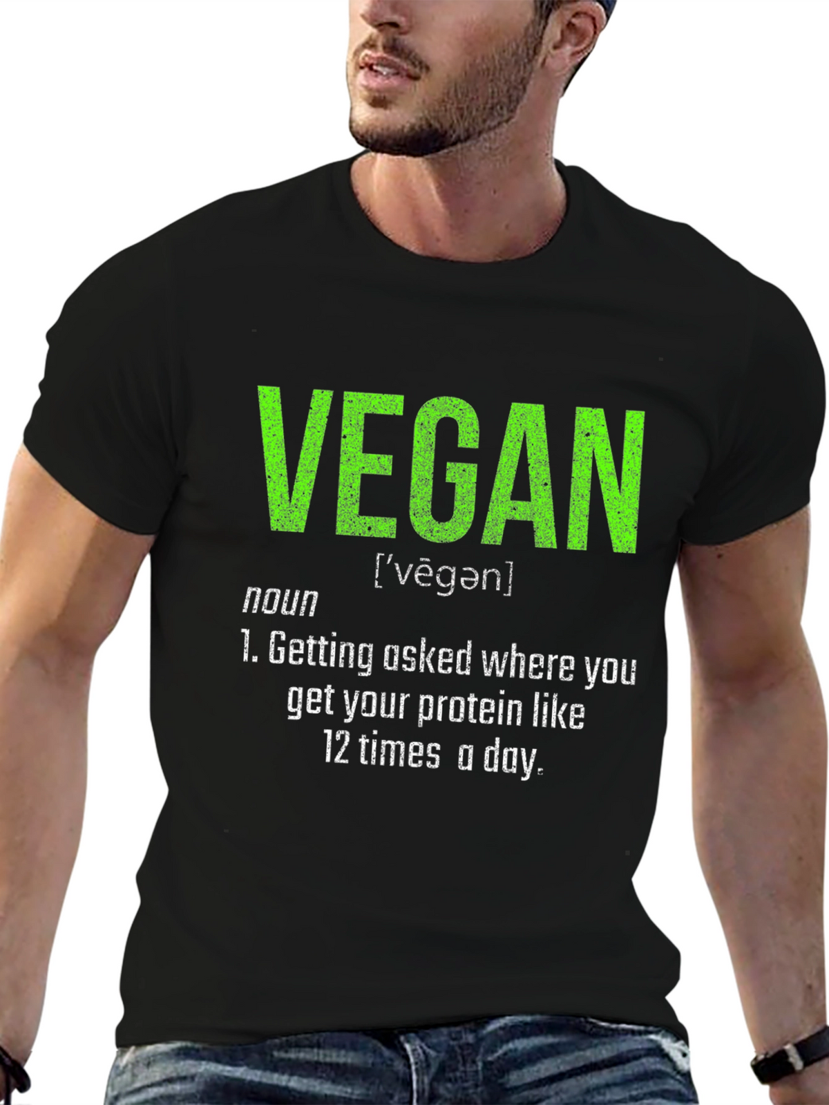 Vegan Definition T-Shirt - Protein Asker