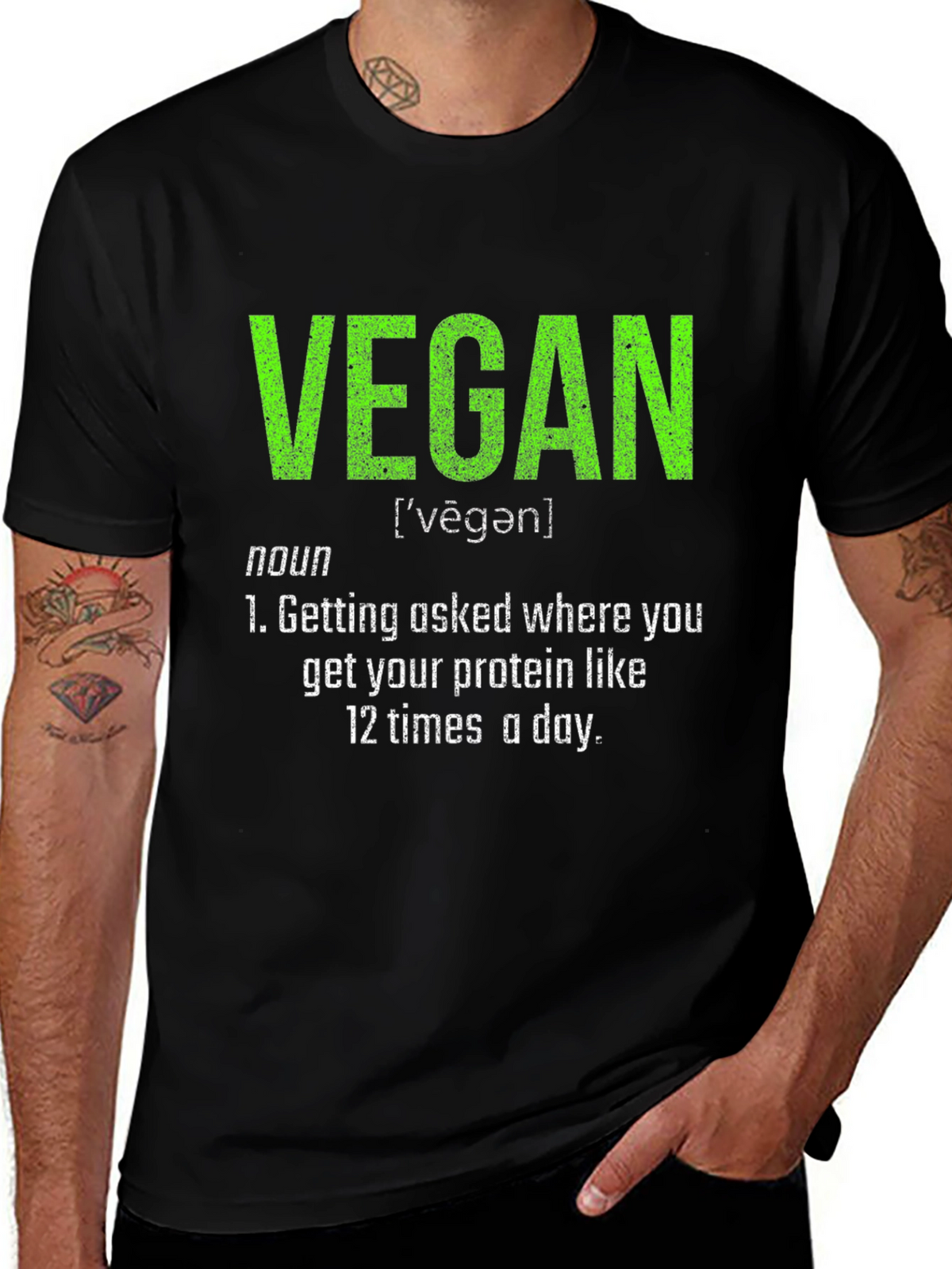 Vegan Definition T-Shirt - Protein Asker