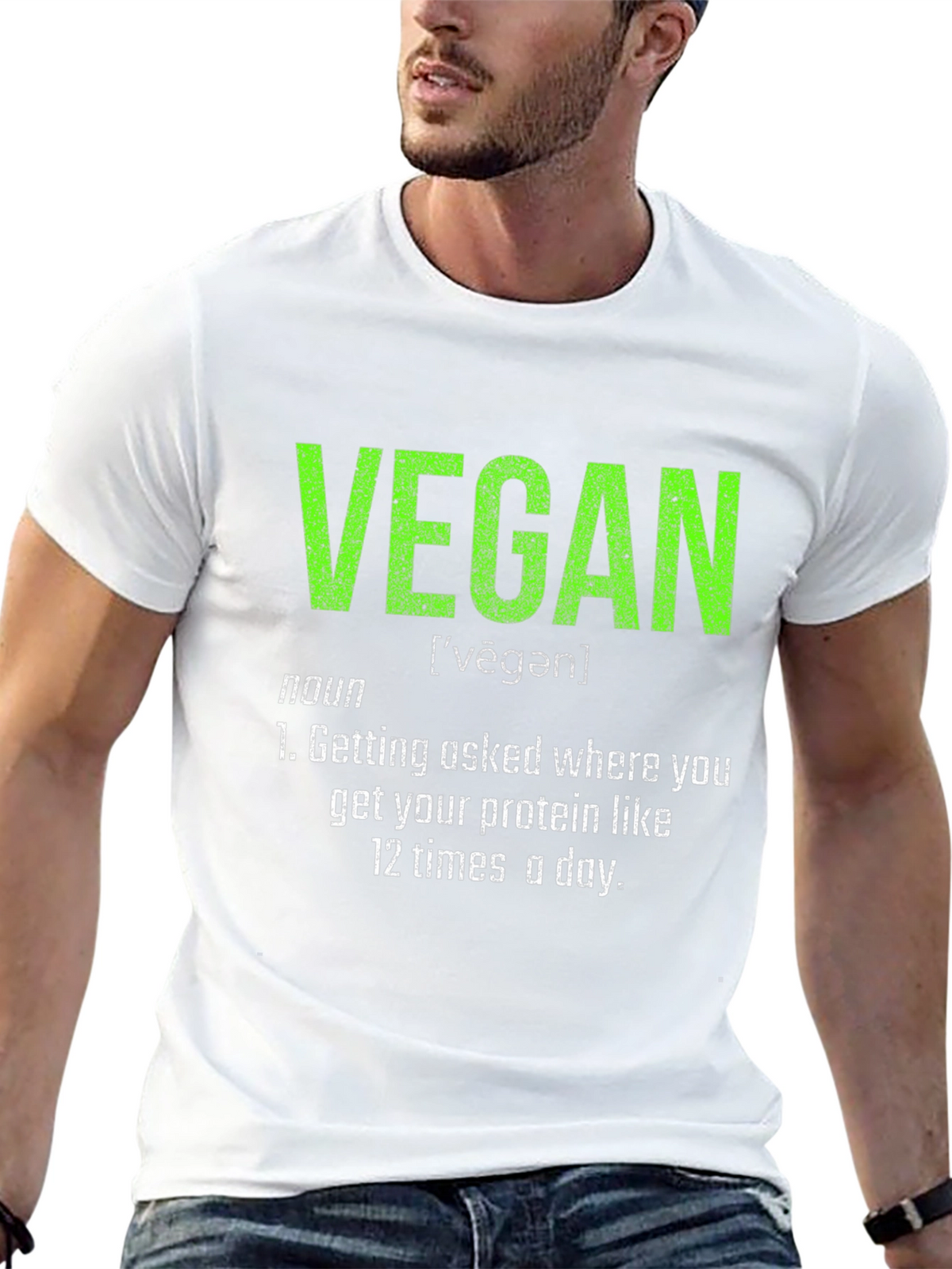 Vegan Definition T-Shirt - Protein Asker