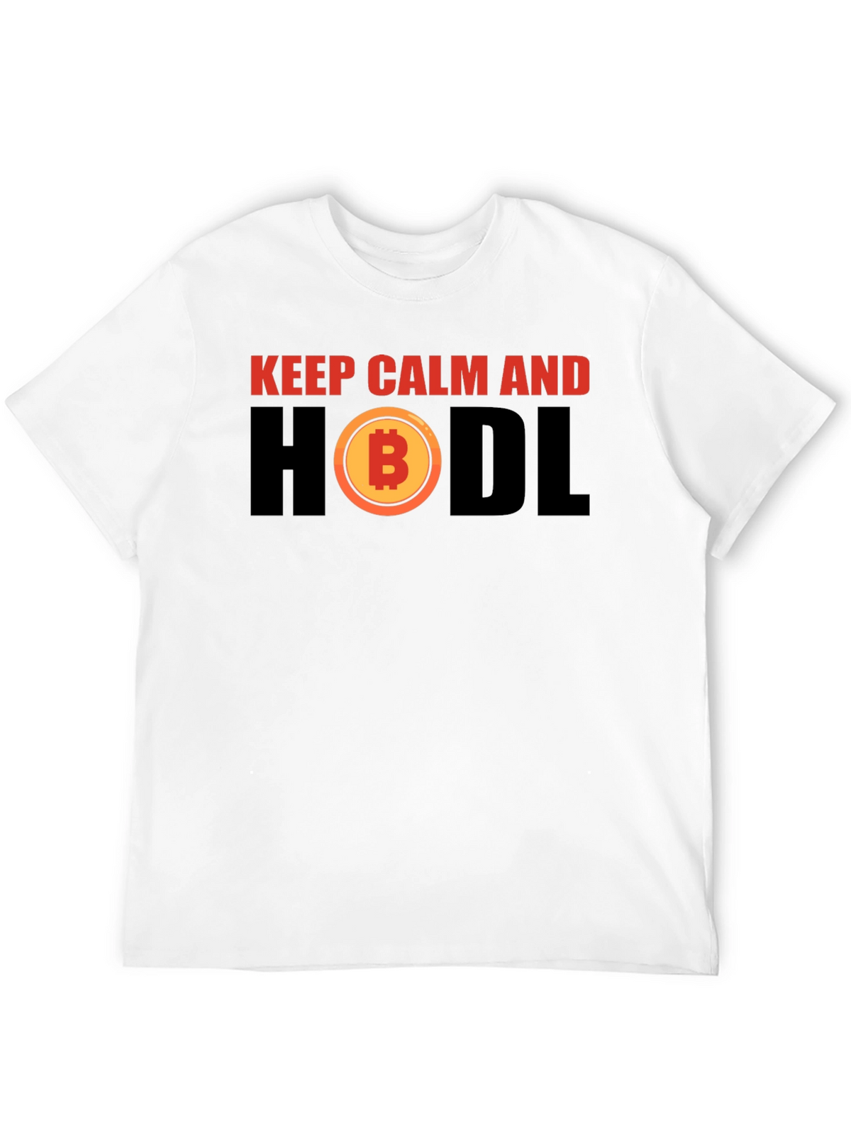Keep Calm HODL Bitcoin Crypto T-Shirt