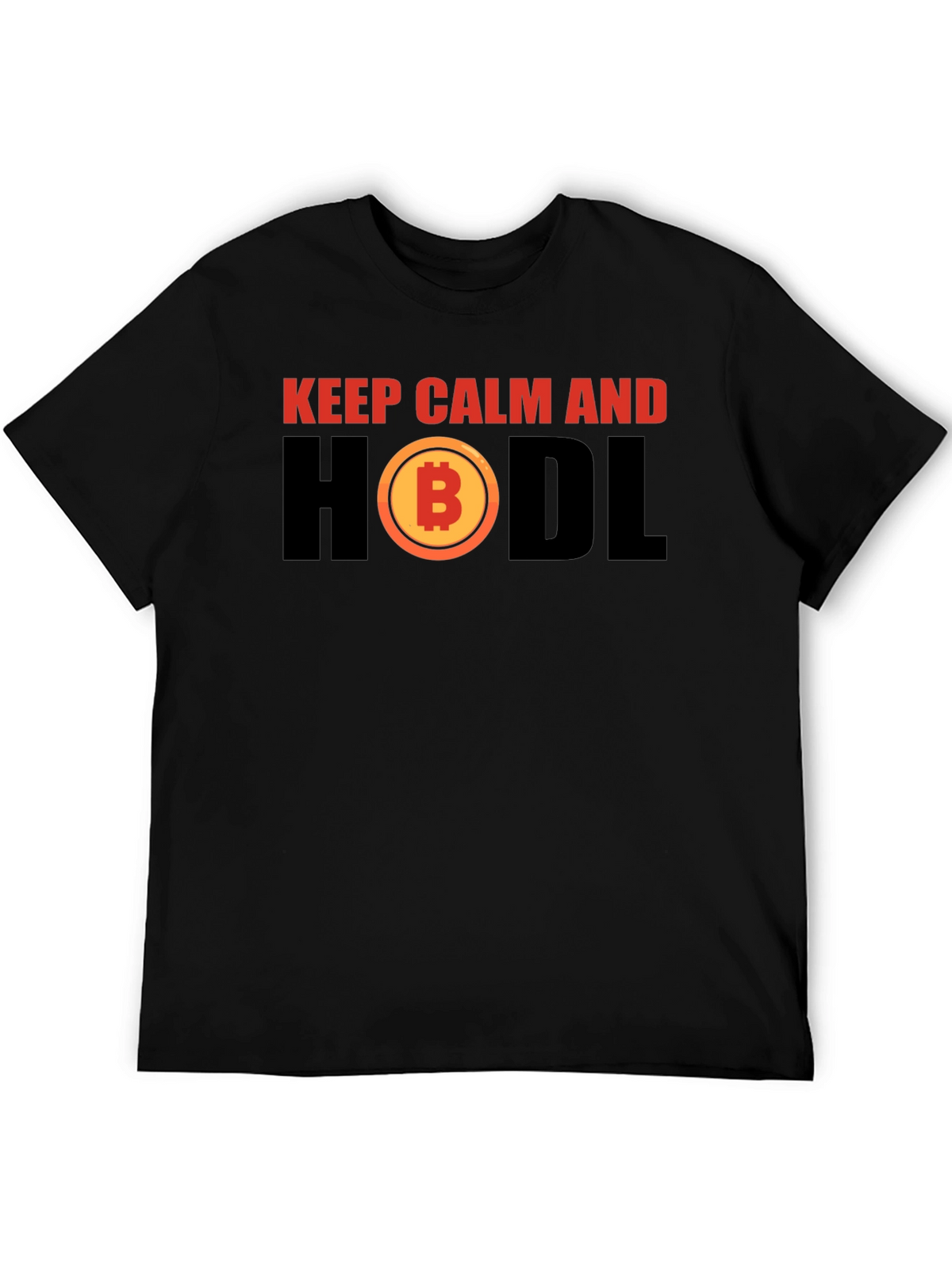Keep Calm HODL Bitcoin Crypto T-Shirt