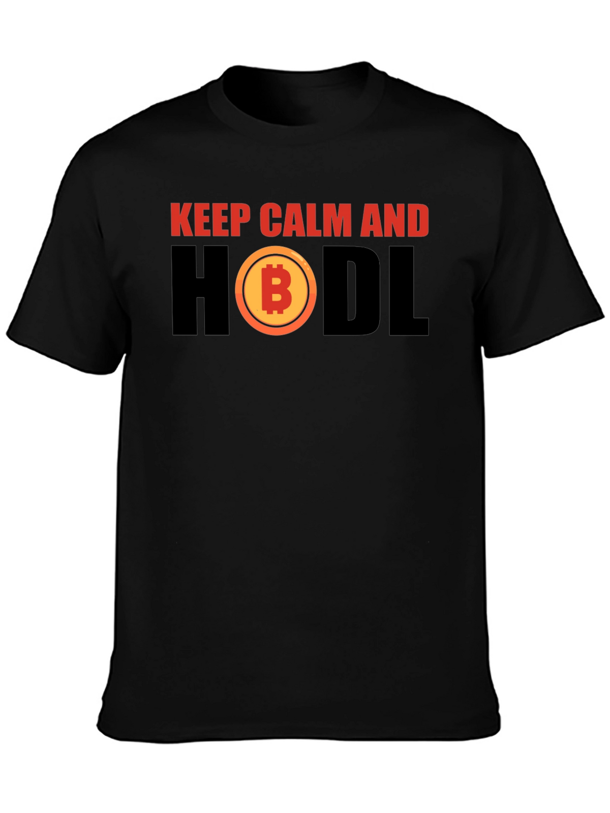 Keep Calm HODL Bitcoin Crypto T-Shirt