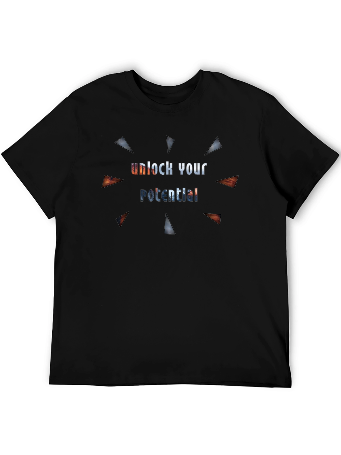Unlock Your Potential Black Graphic Tee