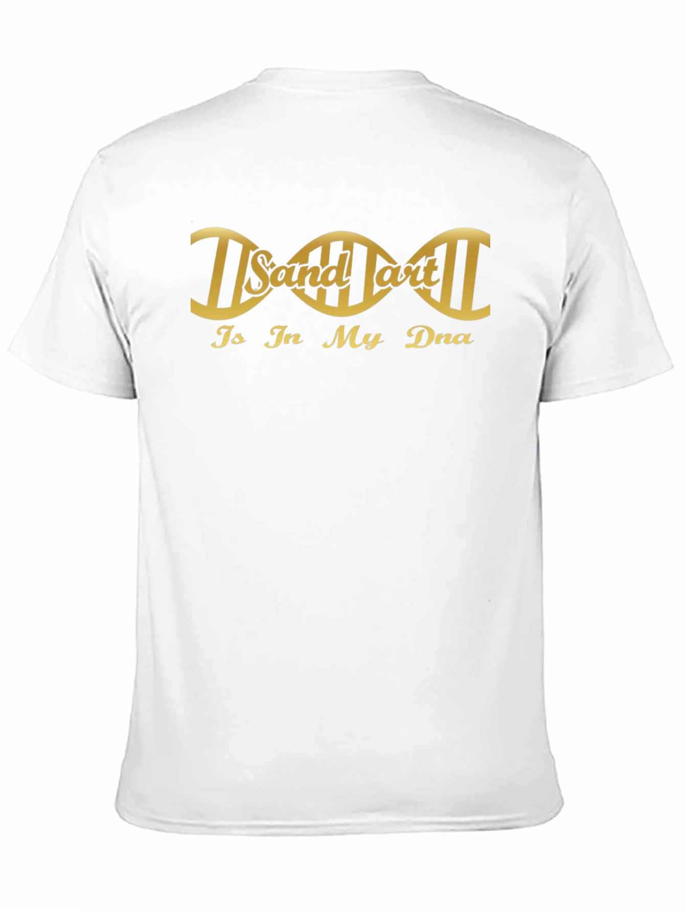 Sand Art DNA Graphic Tee - Black