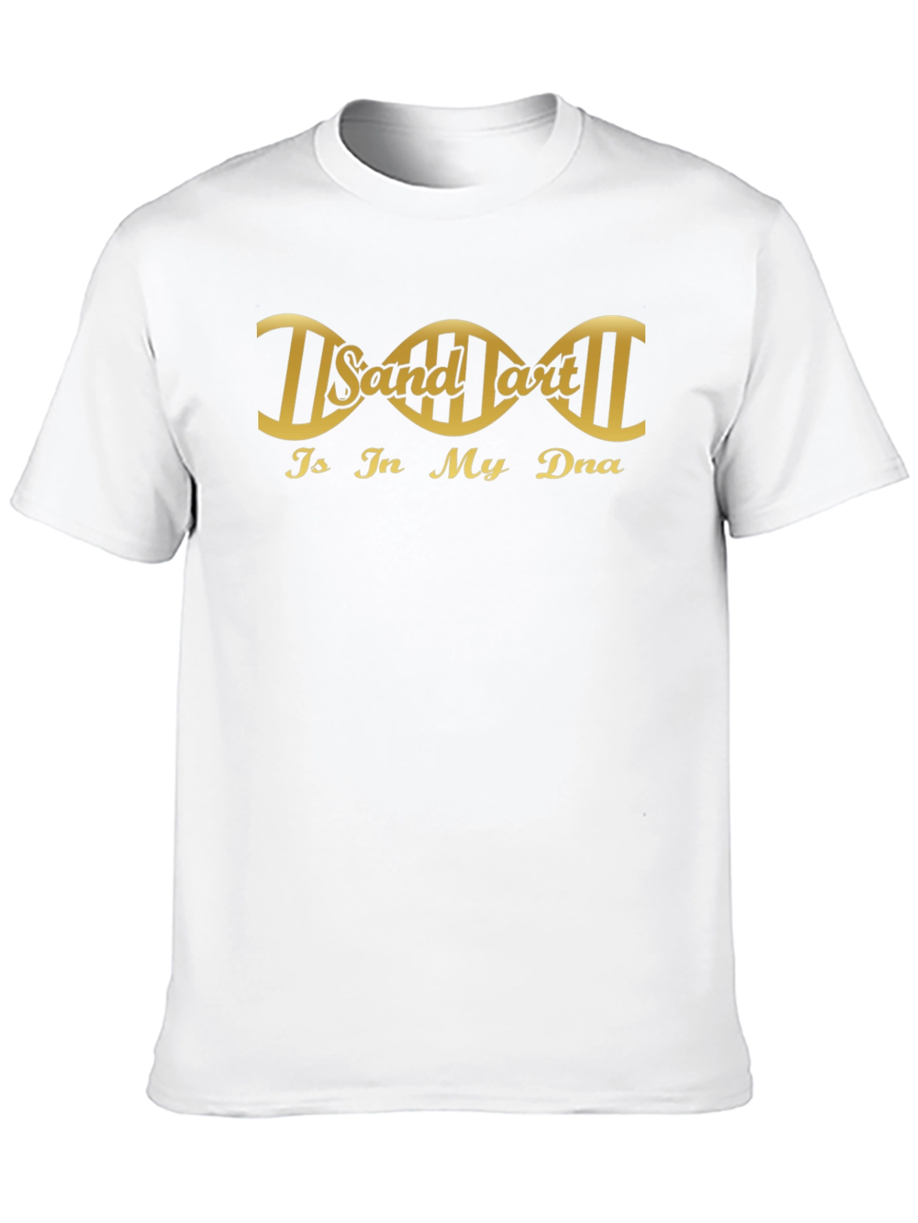 Sand Art DNA Graphic Tee - Black
