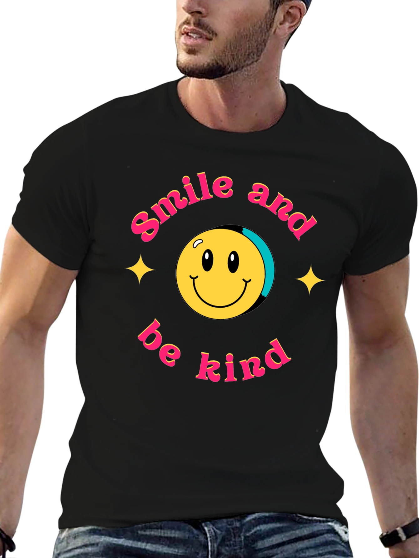 Smile and Be Kind Graphic T-Shirt