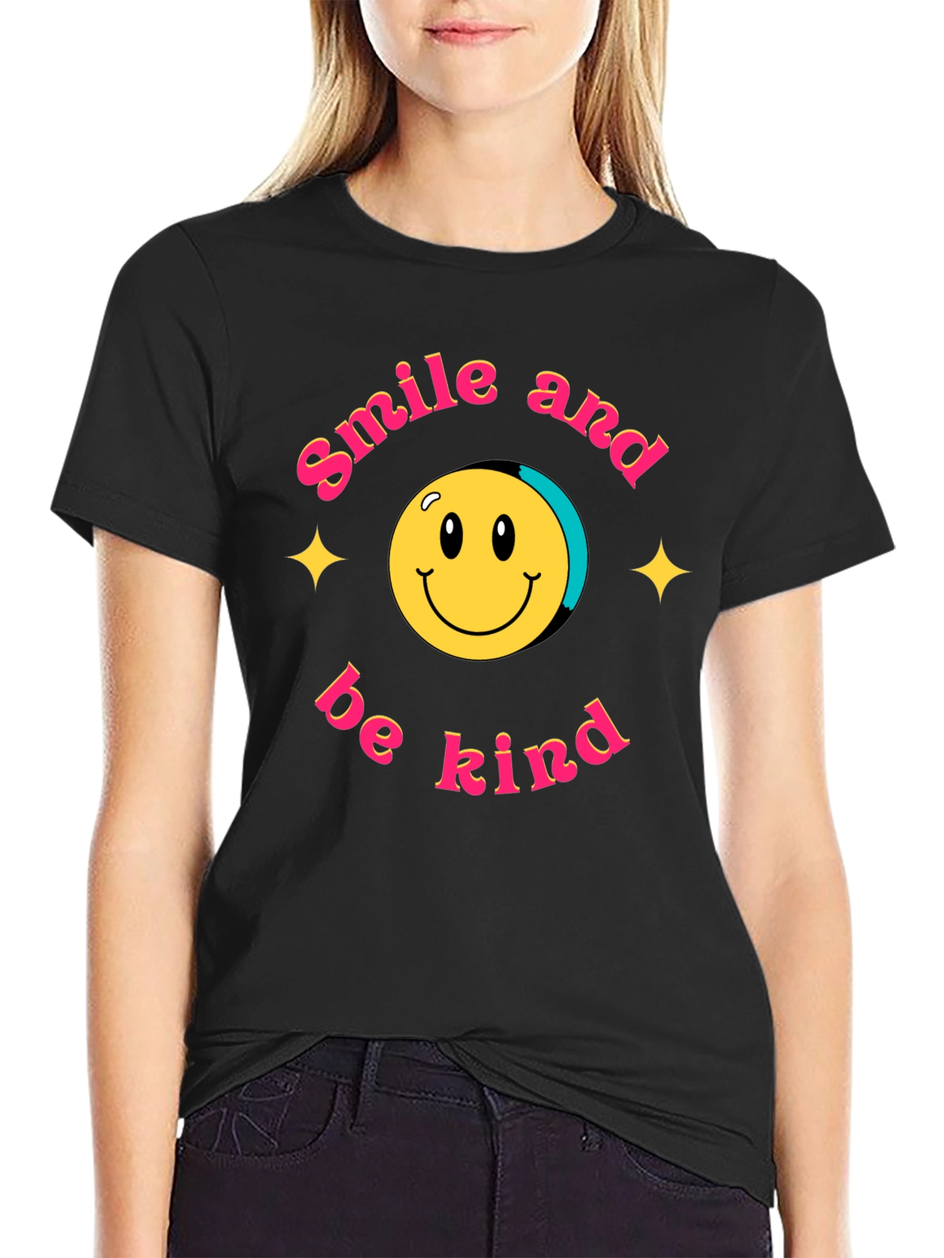 Smile and Be Kind Graphic T-Shirt