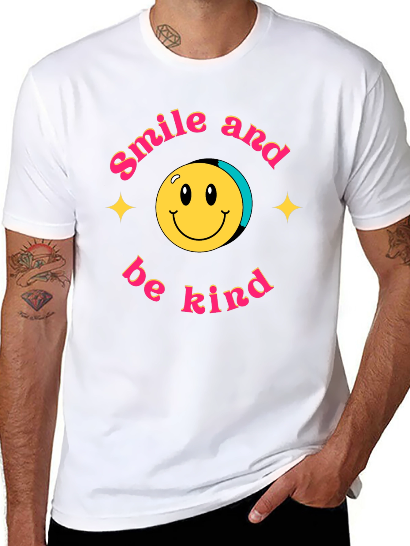 Smile and Be Kind Graphic T-Shirt