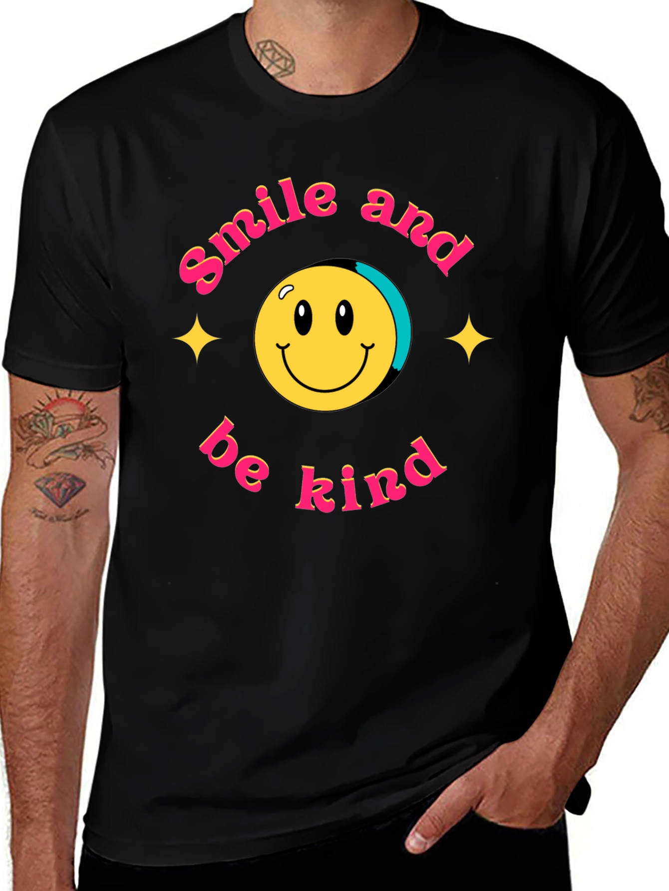 Smile and Be Kind Graphic T-Shirt
