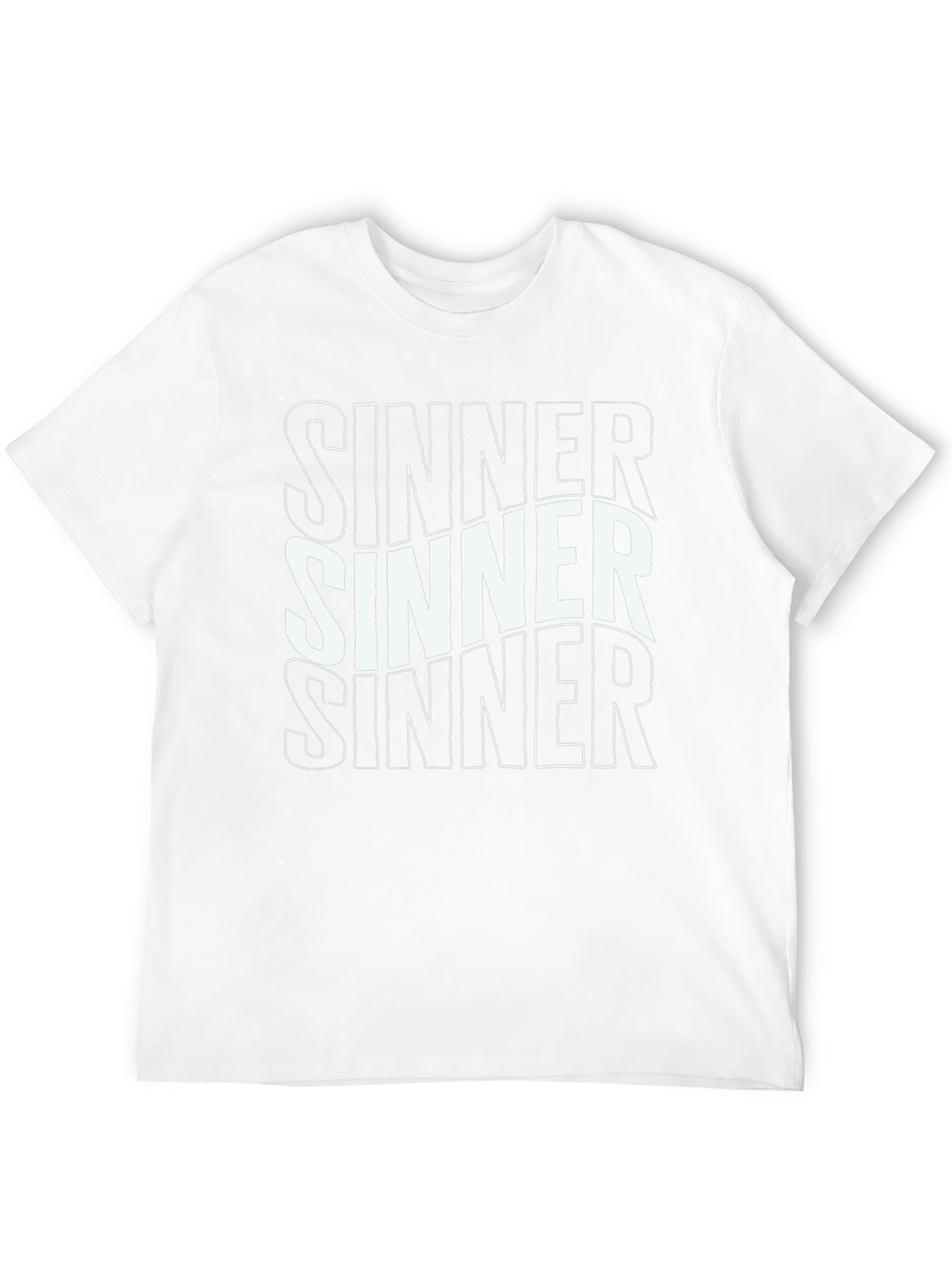 Sinner Graphic Tee - Bold Statement Black T-Shirt