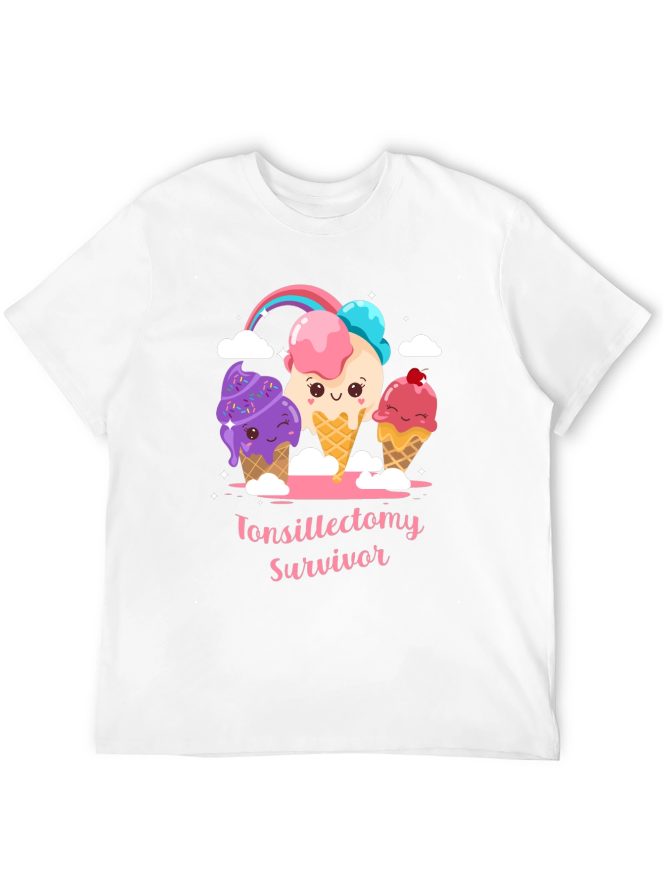 Tonsillectomy Survivor Ice Cream T-Shirt