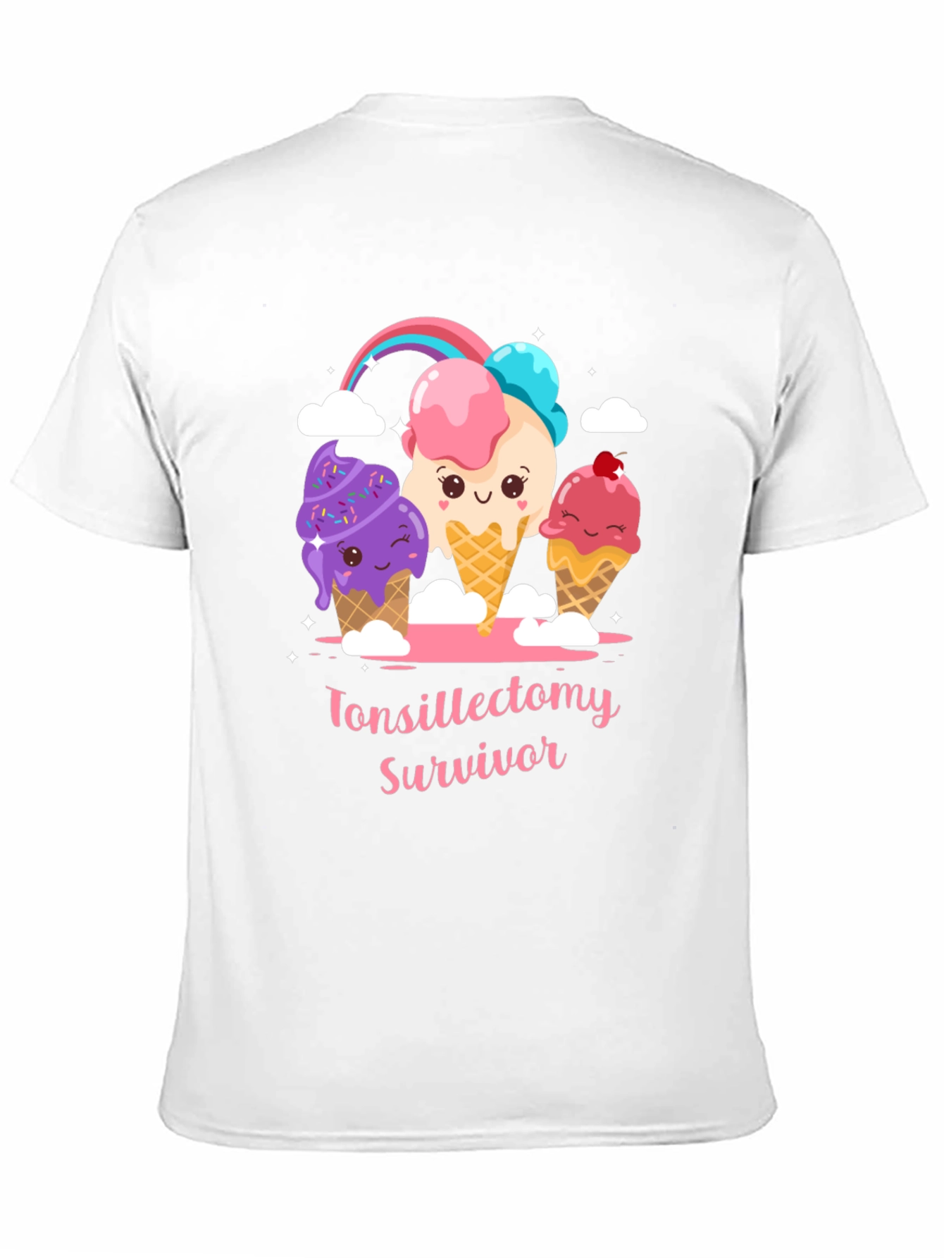 Tonsillectomy Survivor Ice Cream T-Shirt