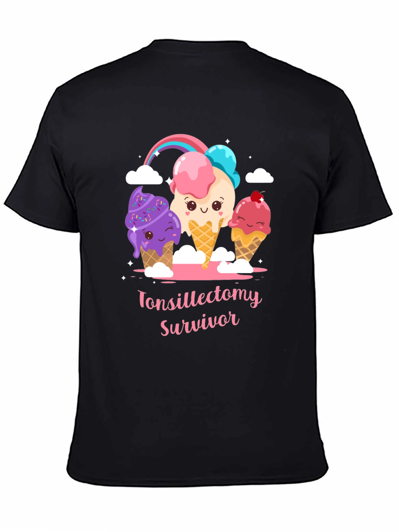 Tonsillectomy Survivor Ice Cream T-Shirt