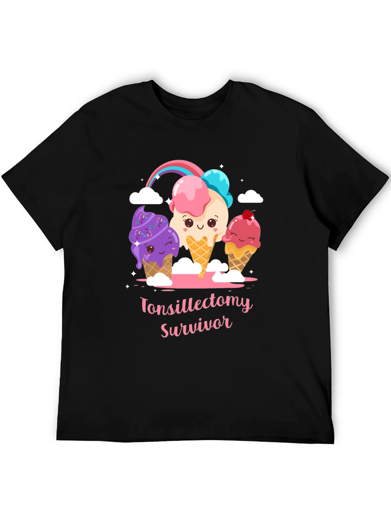Tonsillectomy Survivor Ice Cream T-Shirt