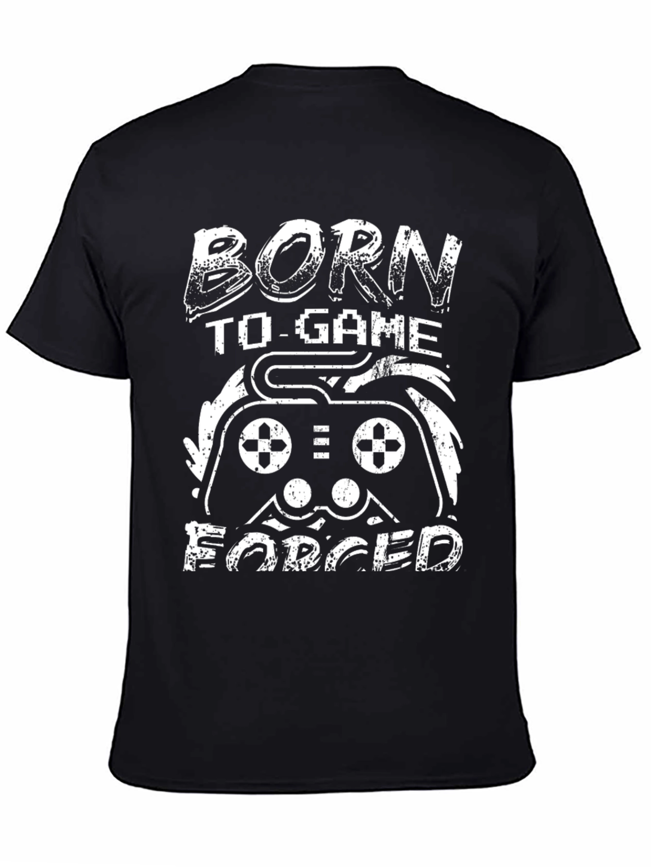 Born to Game T-Shirt - Black Gamer Tee