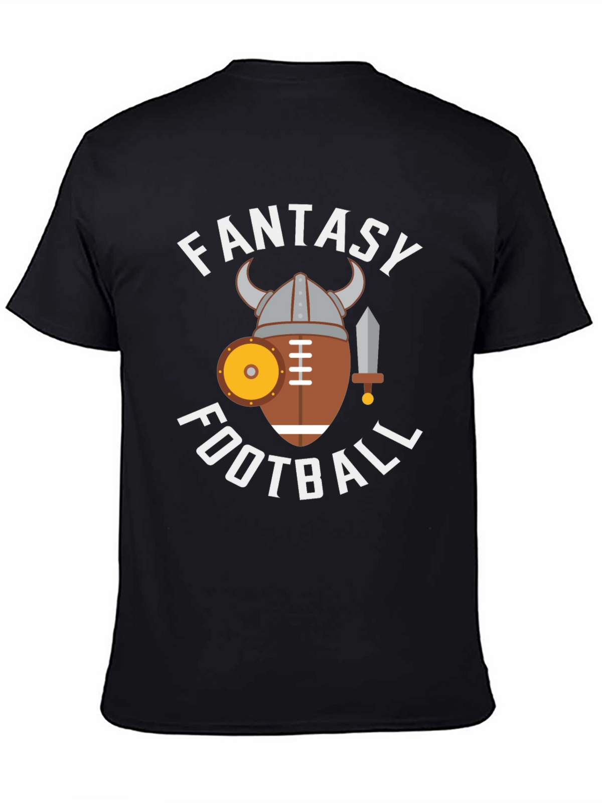 Fantasy Football Viking Style Graphic Tee