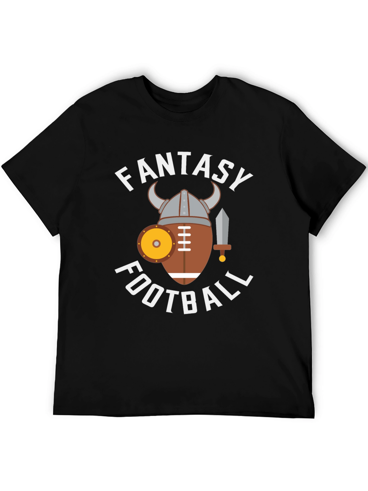 Fantasy Football Viking Style Graphic Tee