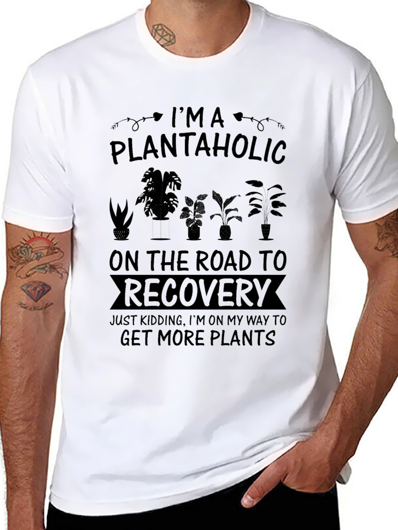 Plantaholic T-Shirt: Get More Plants!